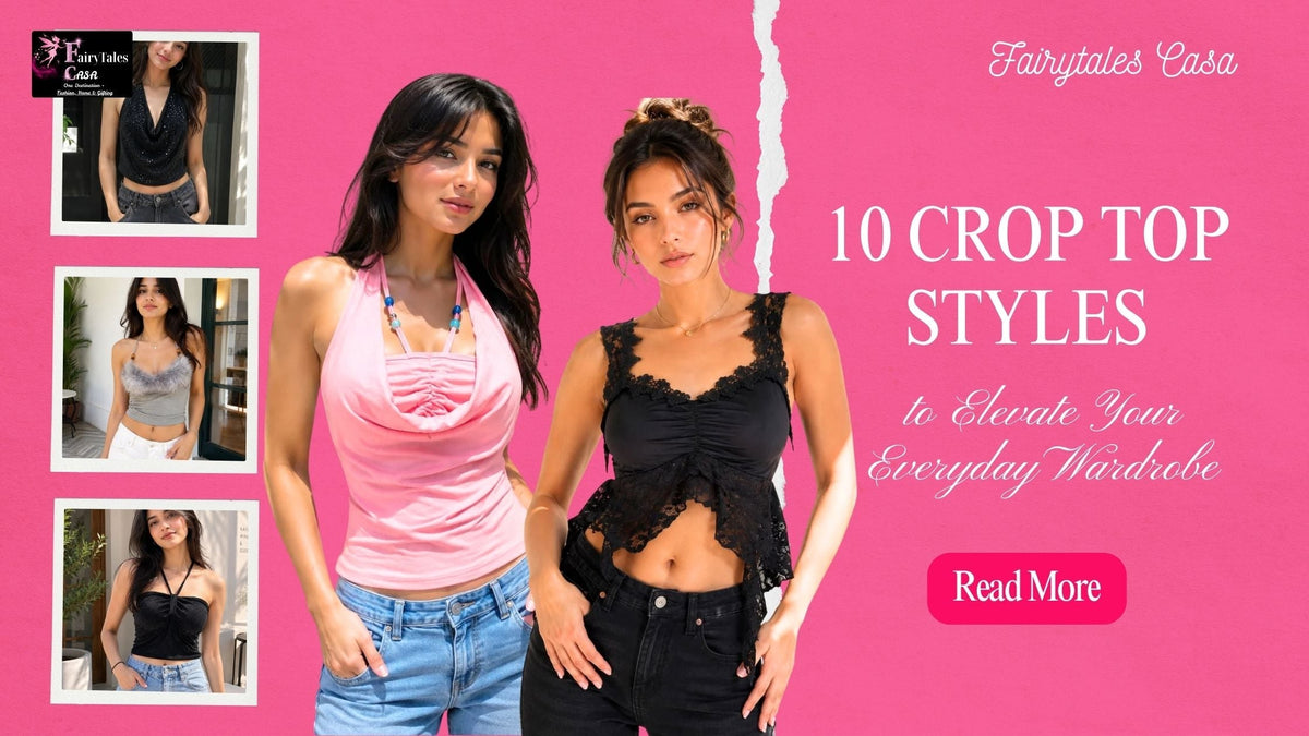 Stylish crop tops for women in trendy everyday outfits