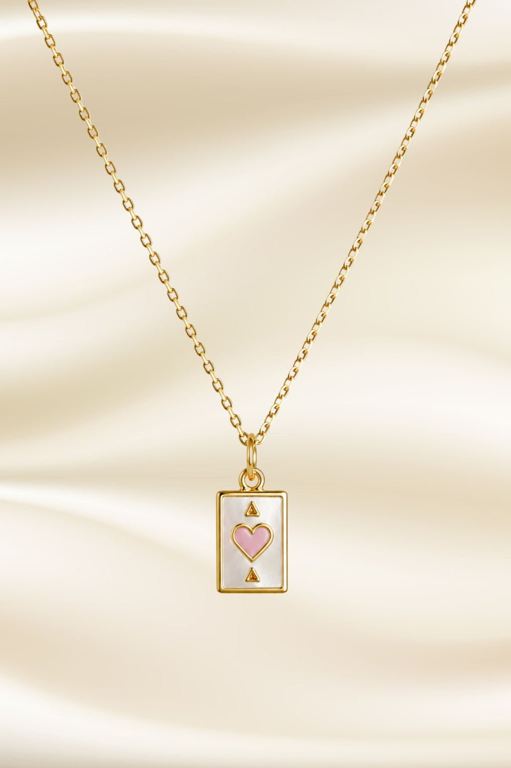 Ace of Heart Pendant Chain