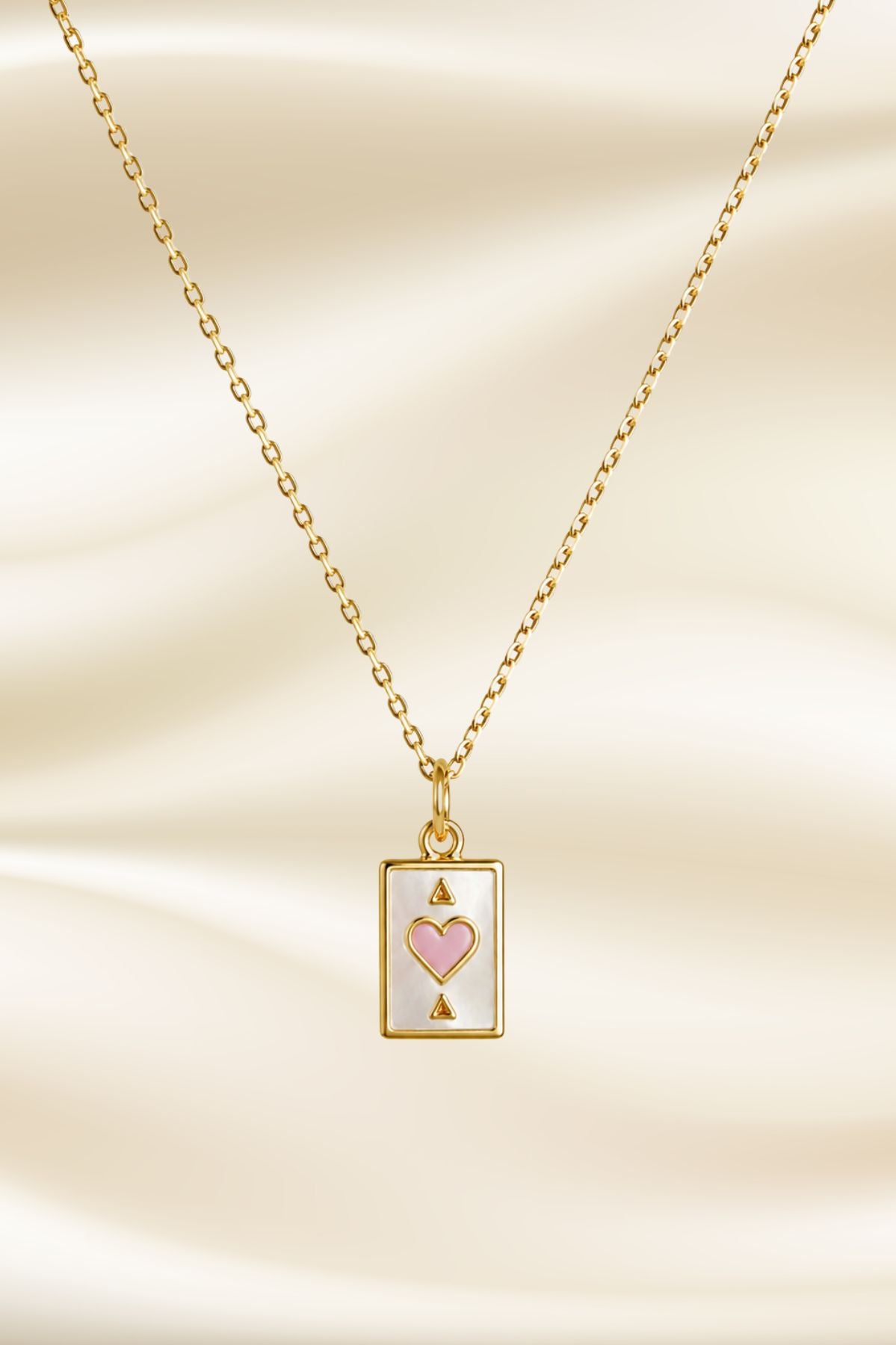Ace of Heart Pendant Chain