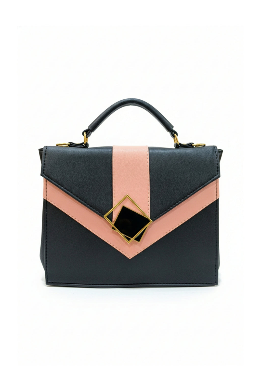 Women Solid Black Sling Bag