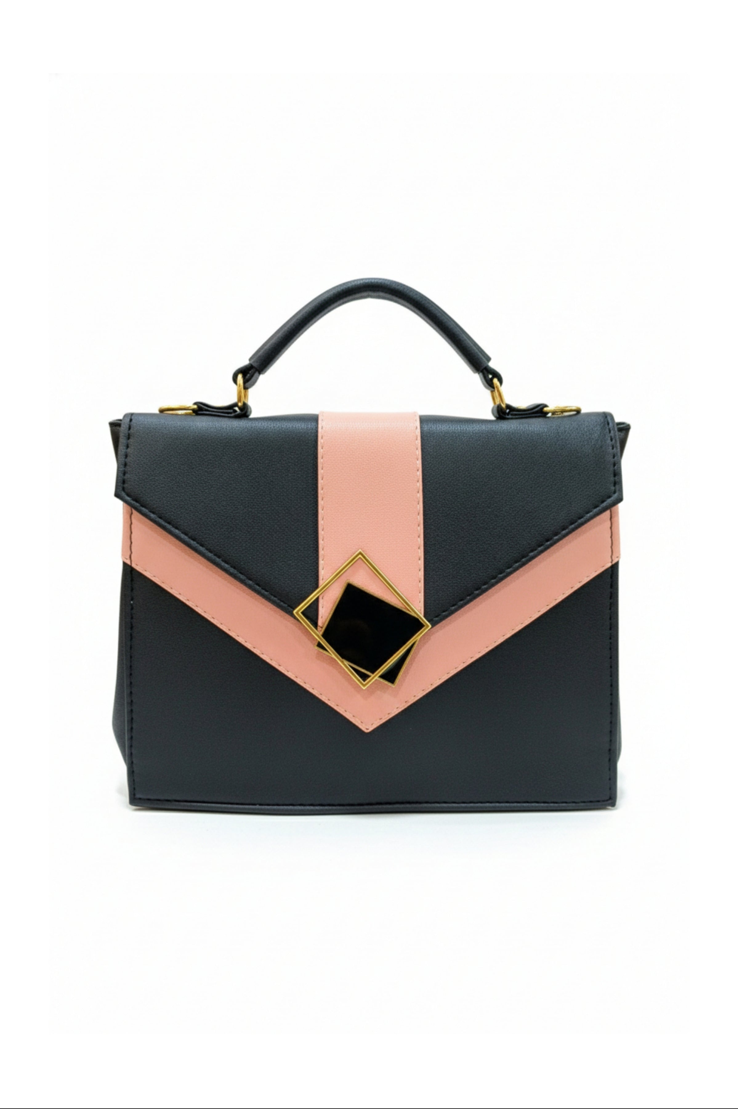 Women Solid Black Sling Bag