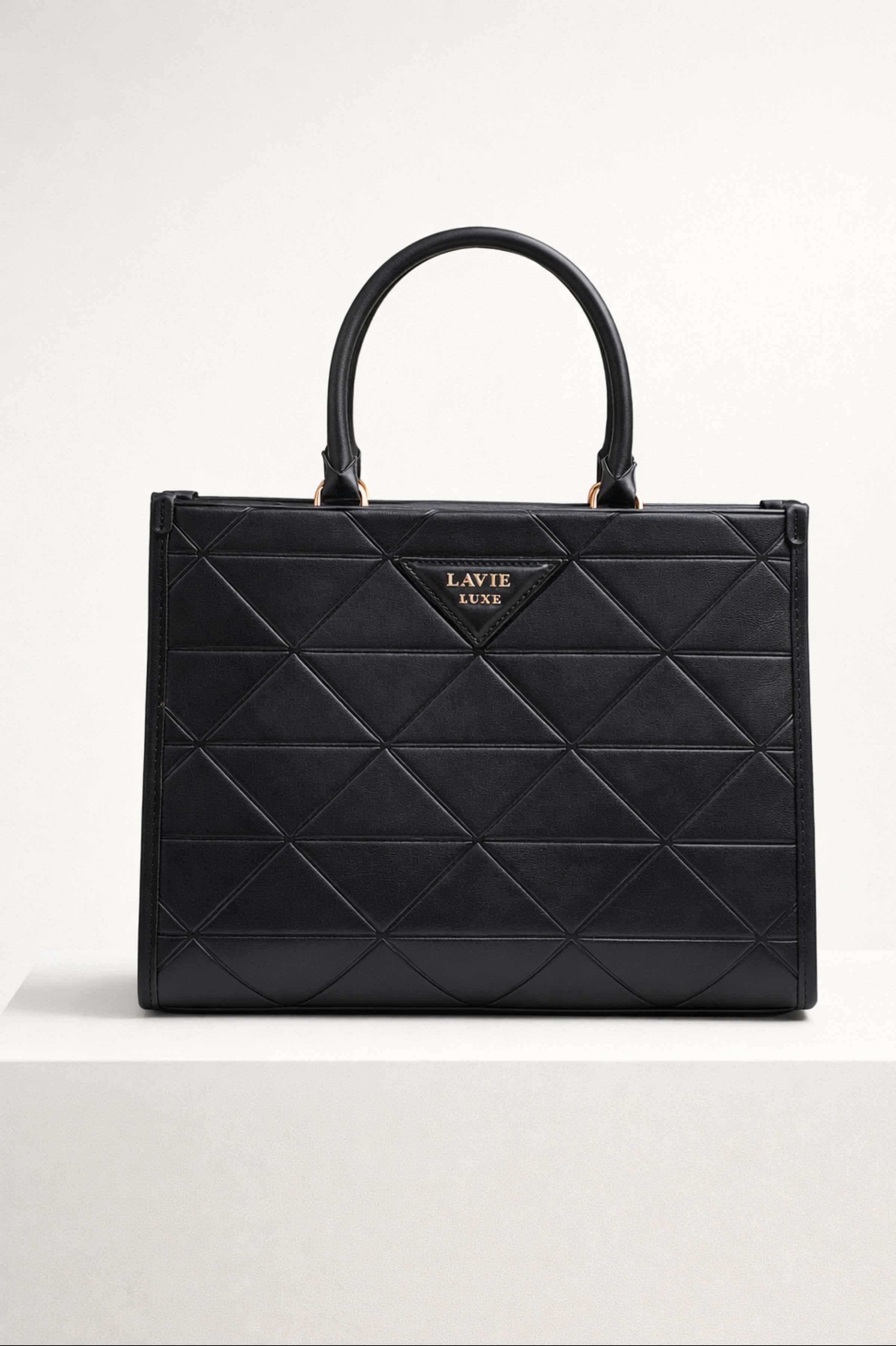 Lisa LG Structured Box Satchel Bag for Women | Premium Faux