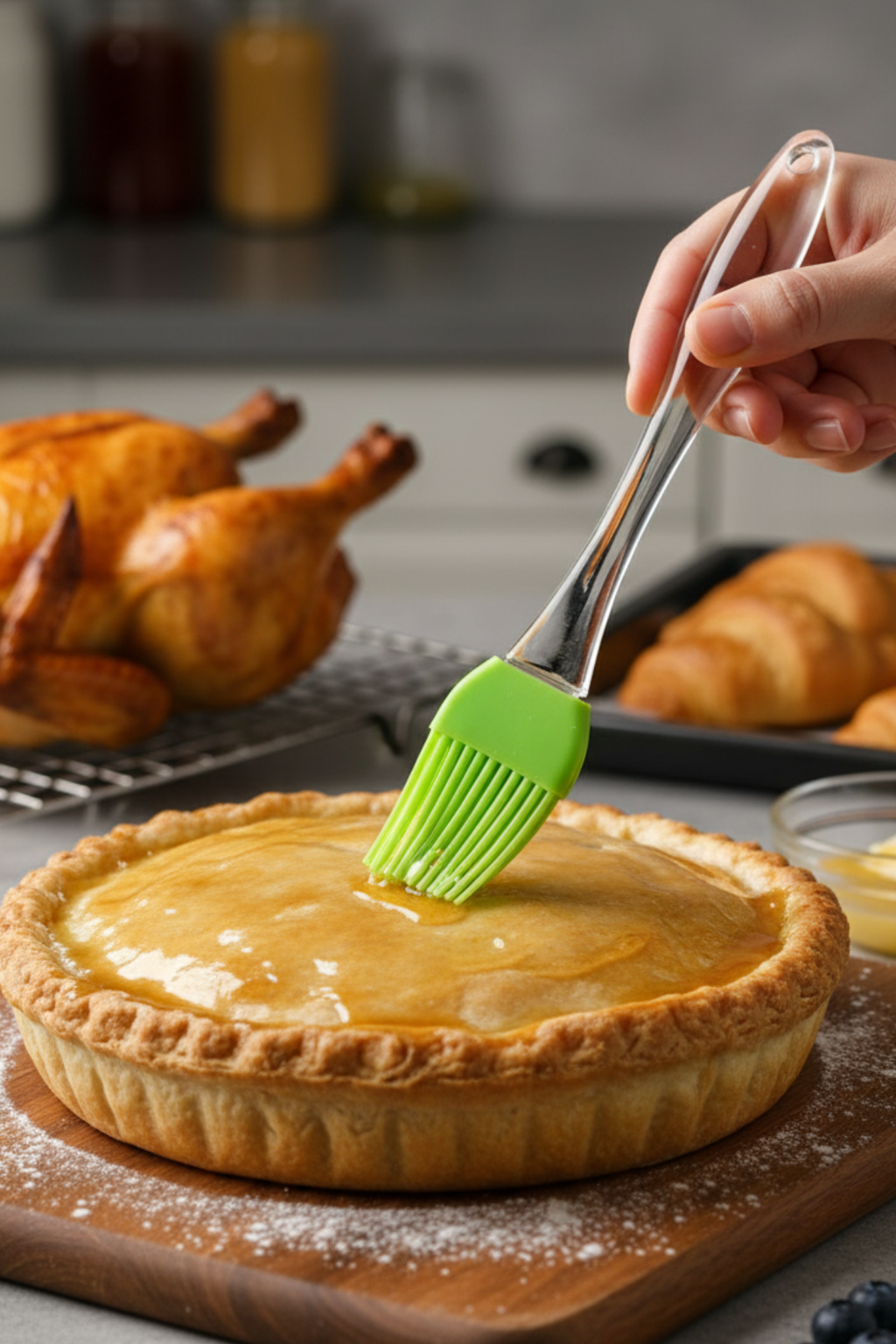 Silicone Oil & BBQ Brush