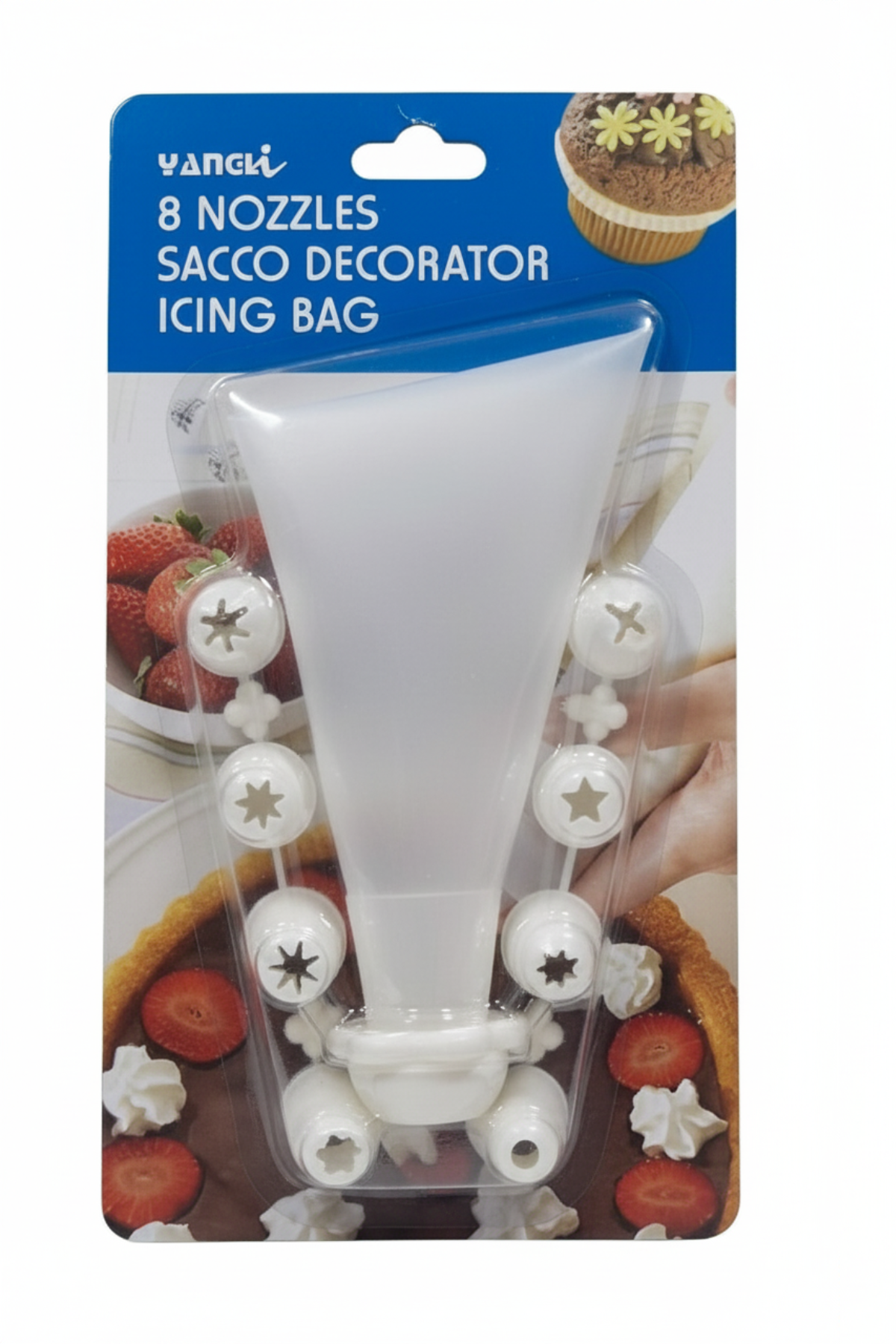 Cake Decorating Icing Bag – 8 Nozzle Set