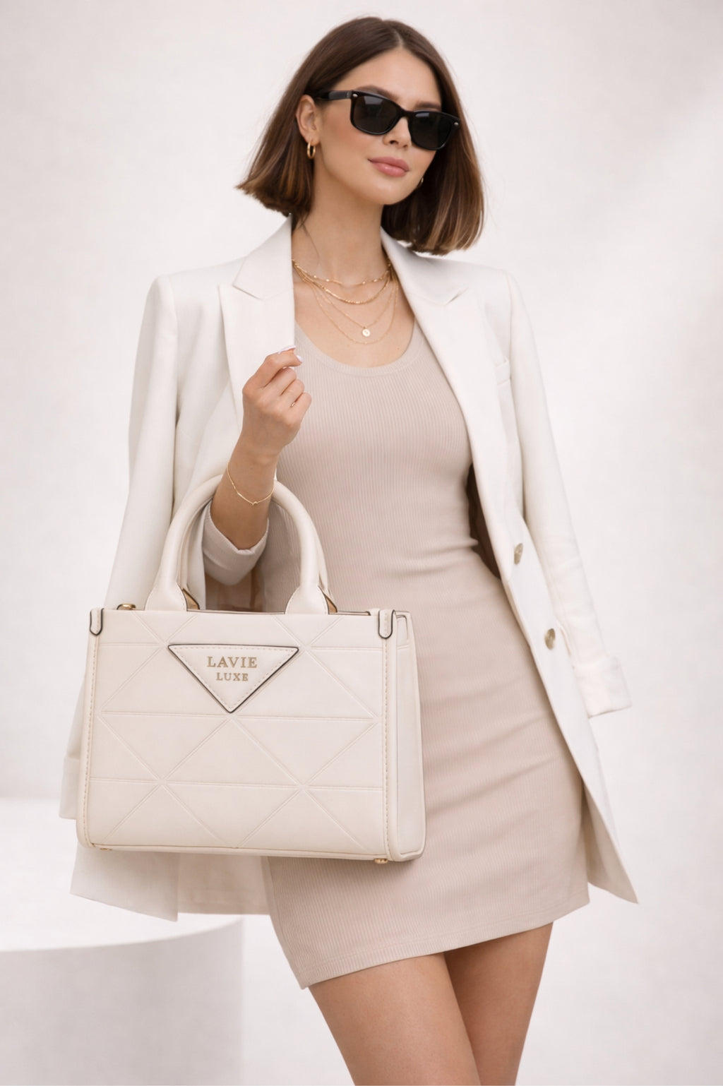 LX Lisa Structured Handbag for Women | Premium Faux Leather Satchel