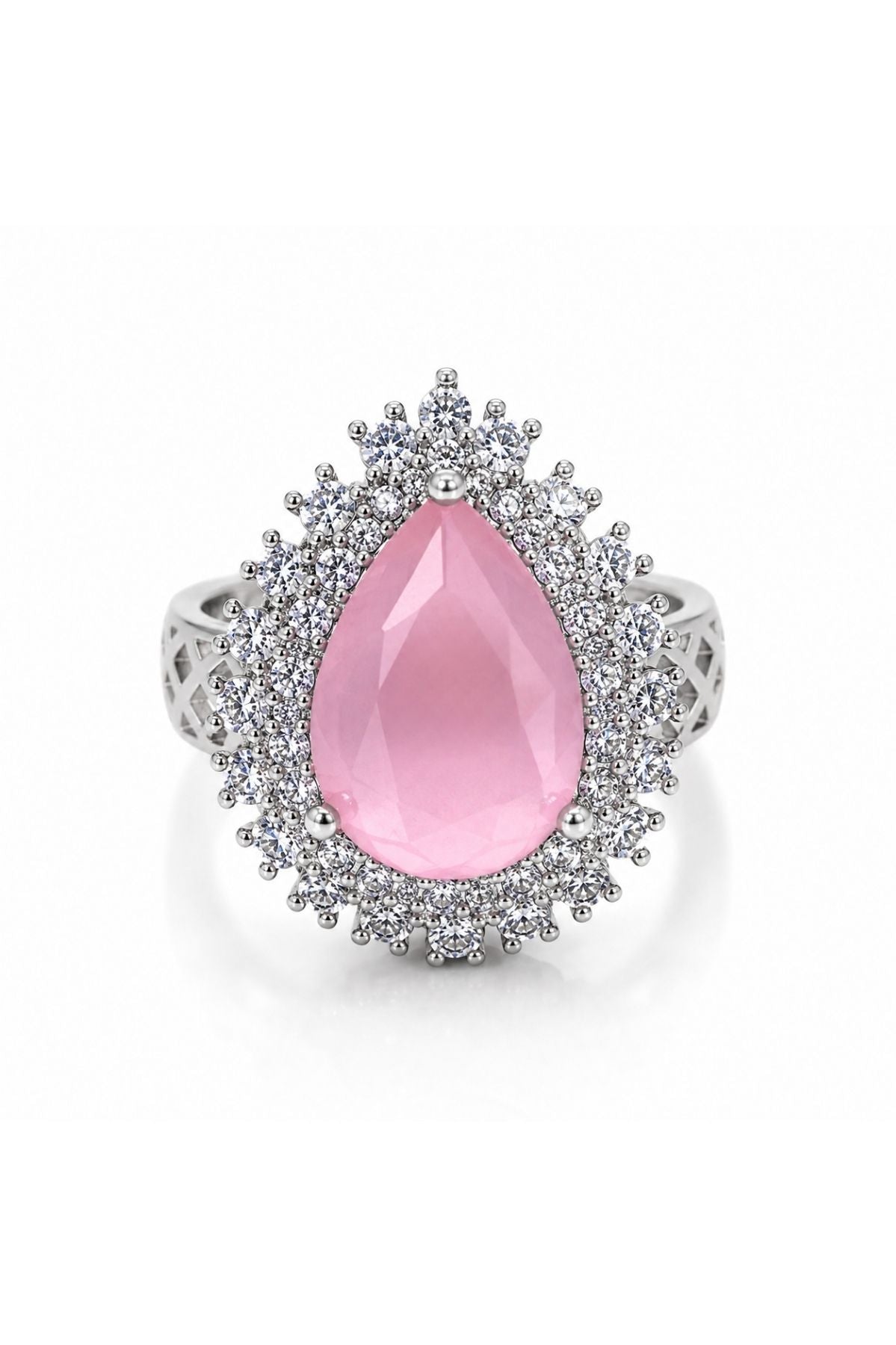 Baby Pink Statement Ring