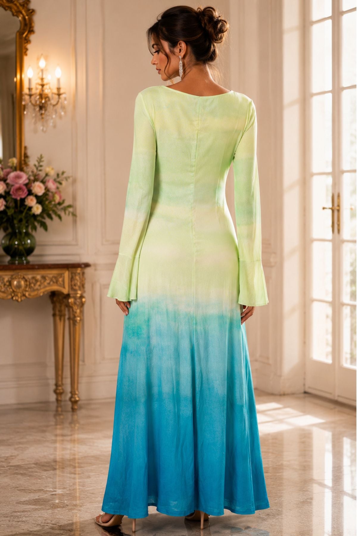 Ombre Pattern Dress