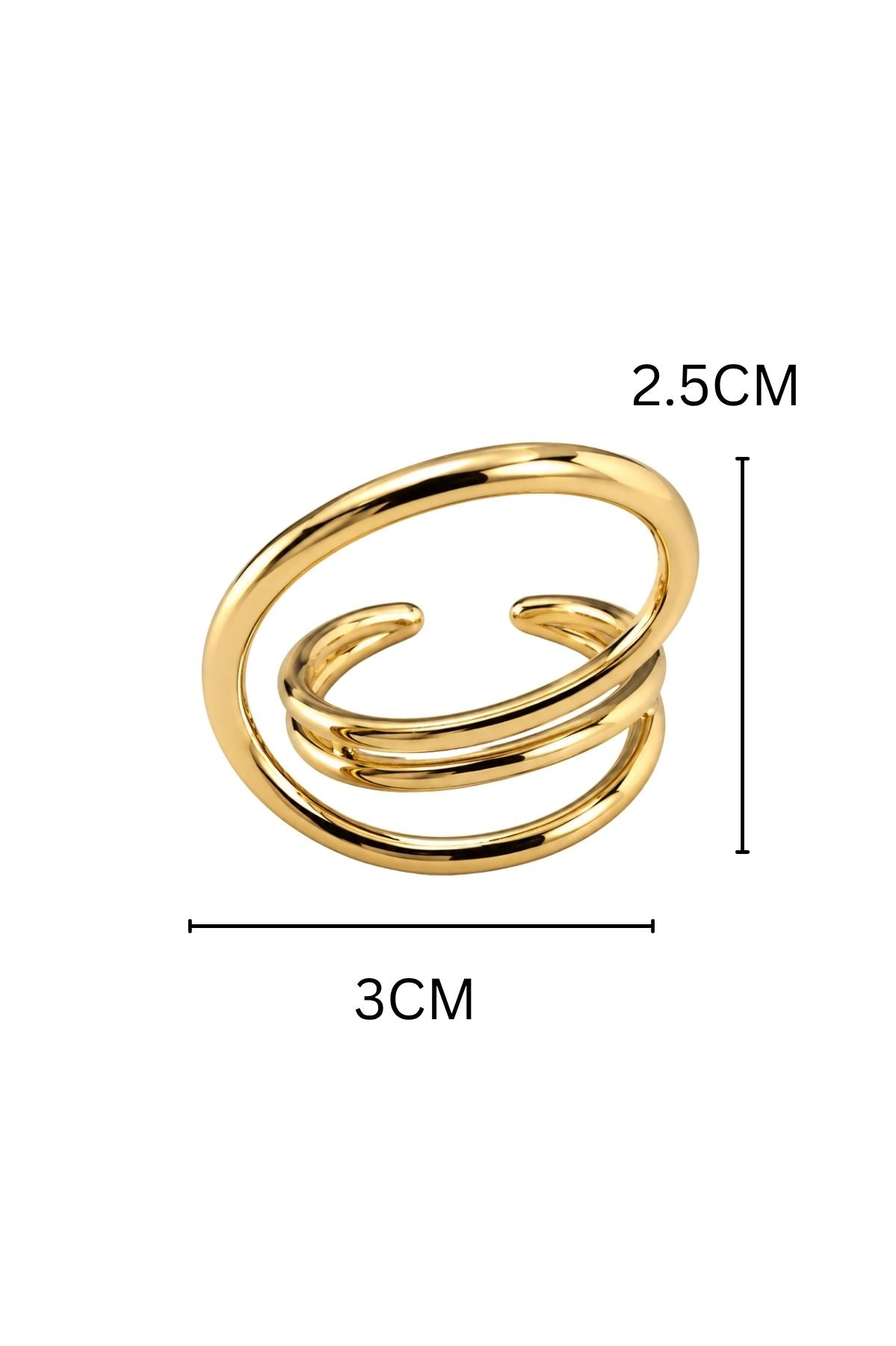 Golden Wrap Ring