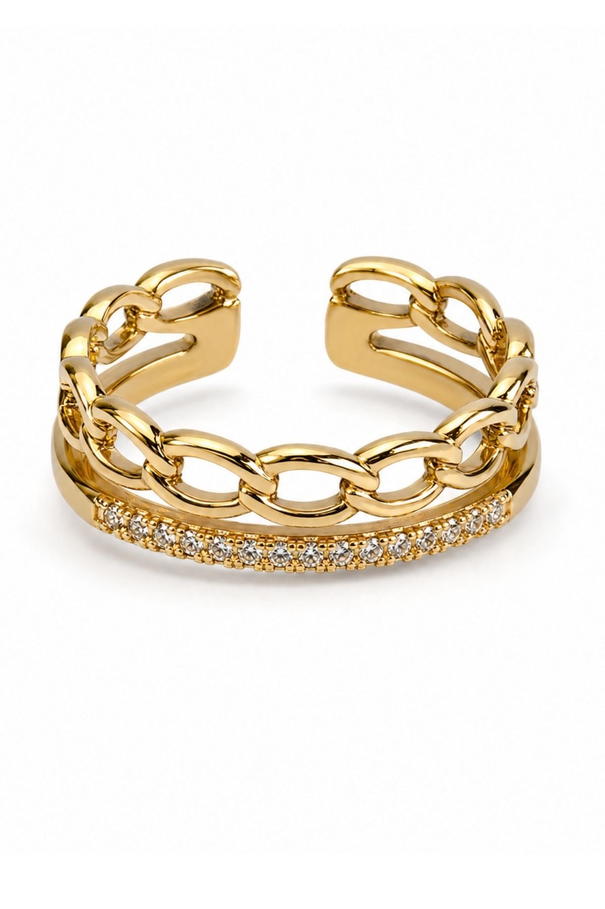 Chain Link Adjustable Ring