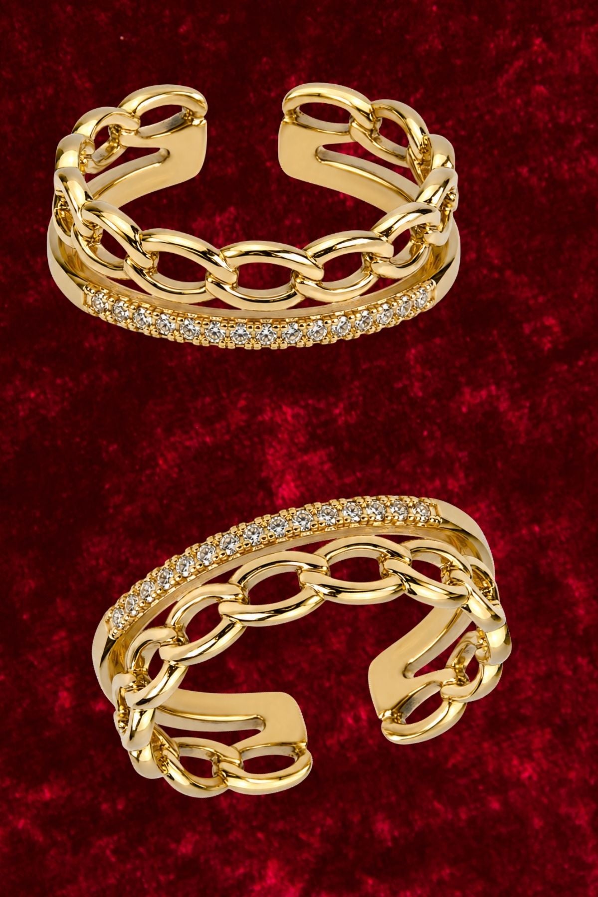 Chain Link Adjustable Ring
