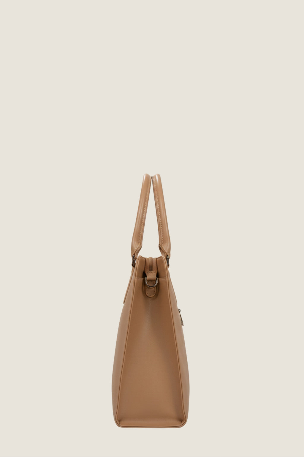 Bexlee Solid Structured Travel Brown Bag – Large, Stylish & Durable