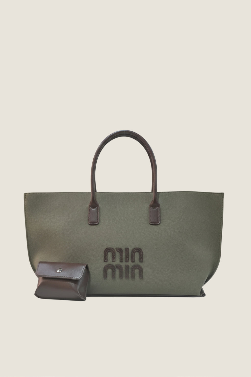 Bexlee 813 Women Structured Travel Tote Bag- Olive Green