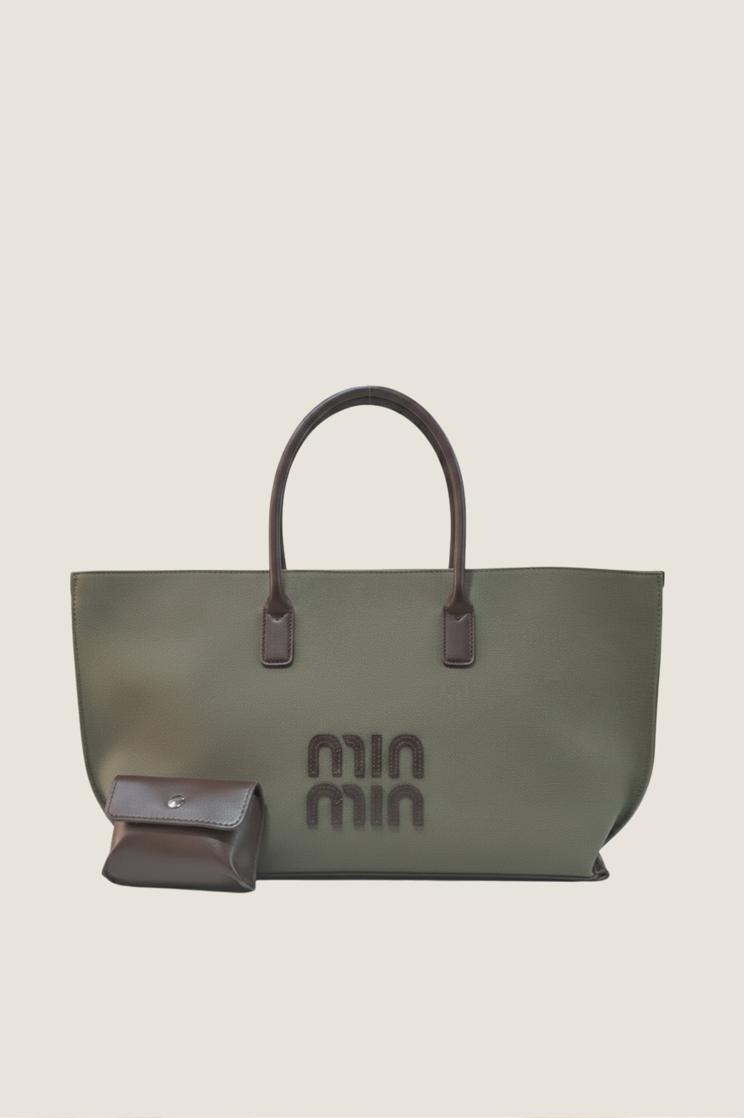 Bexlee 813 Women Structured Travel Tote Bag- Olive Green