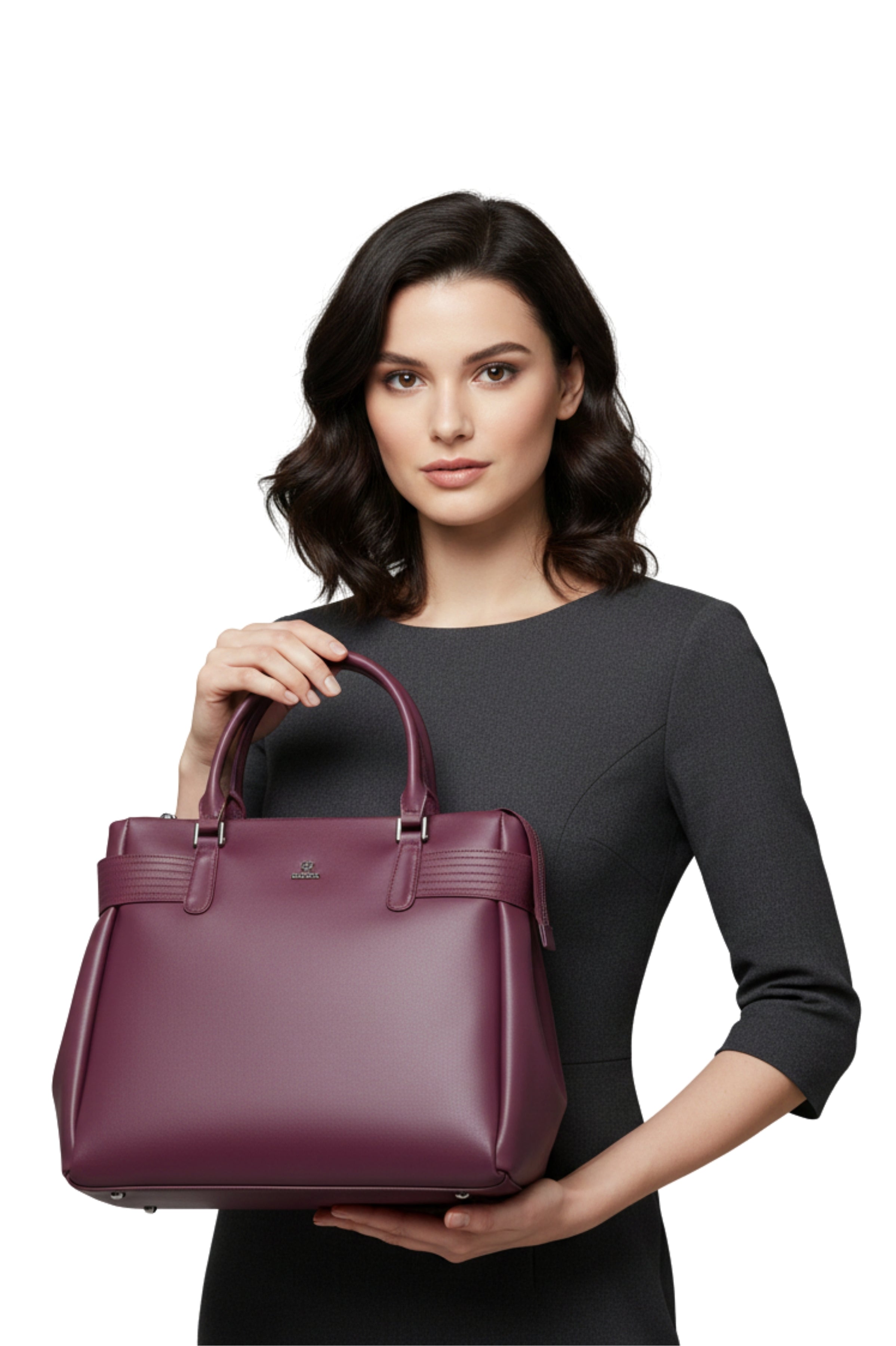 Bexlee Women Solid Purple Handbag