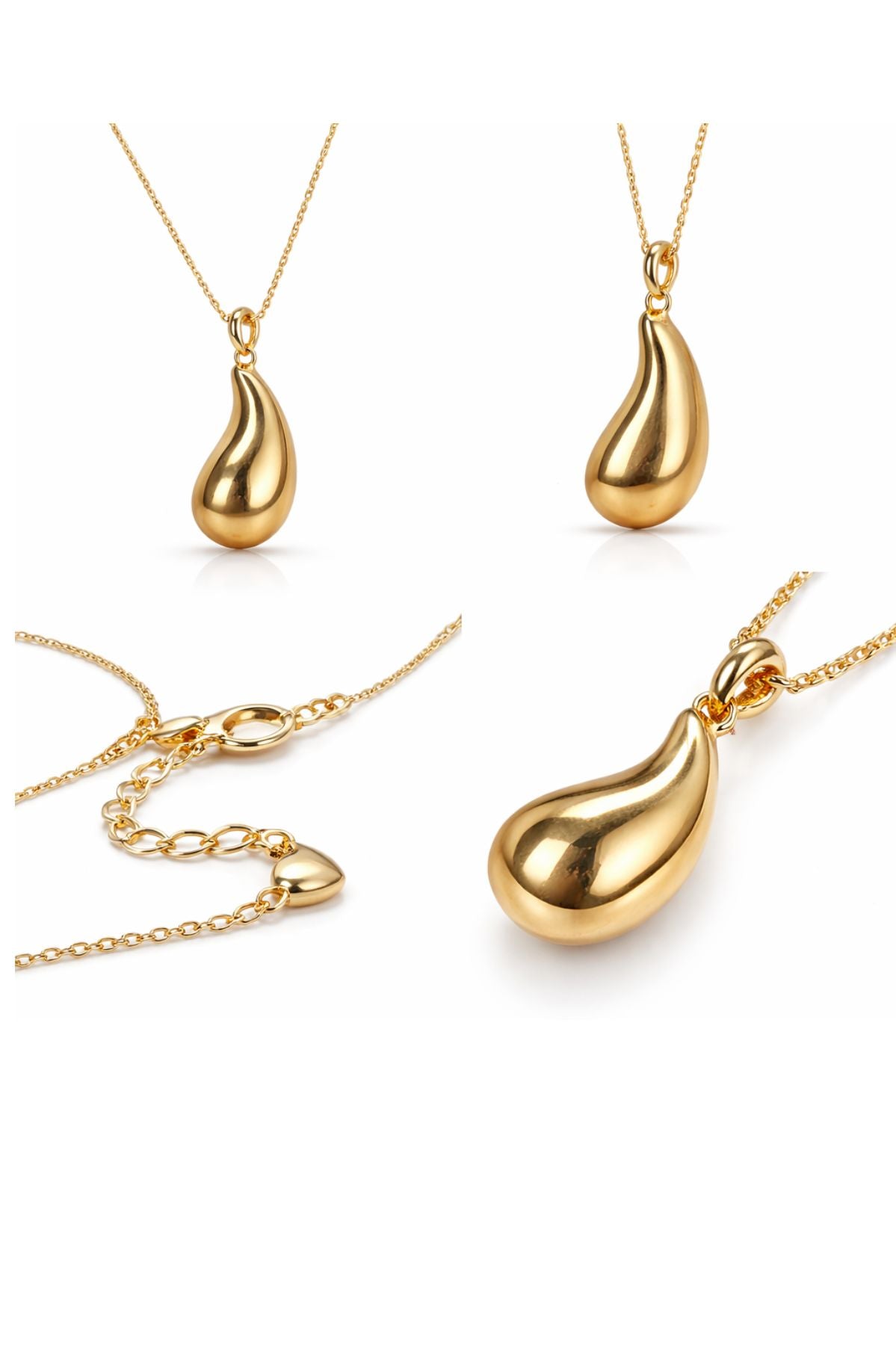 Teardrop Pendant Chain