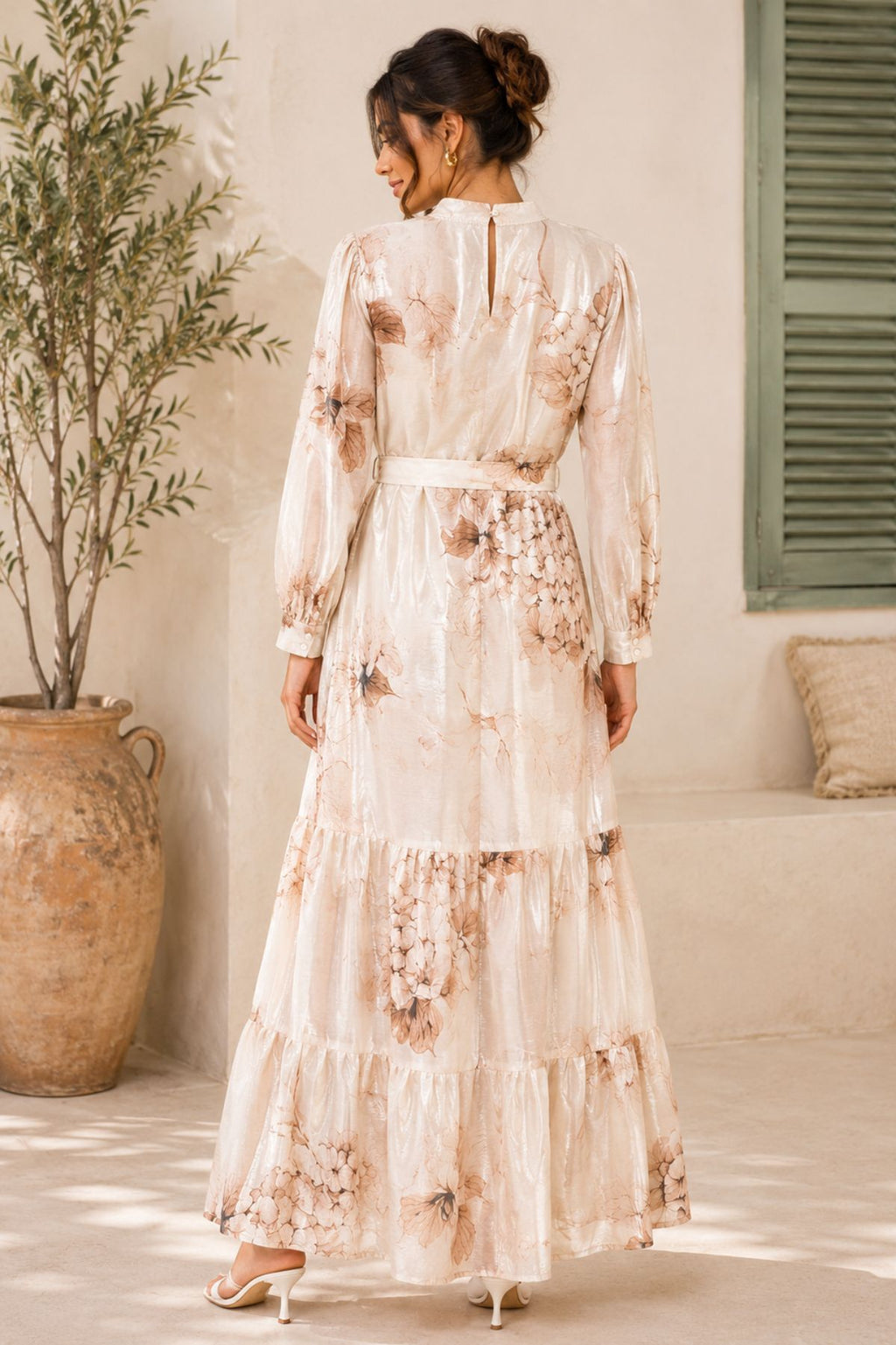 Floral Print Women's Maxi Dress