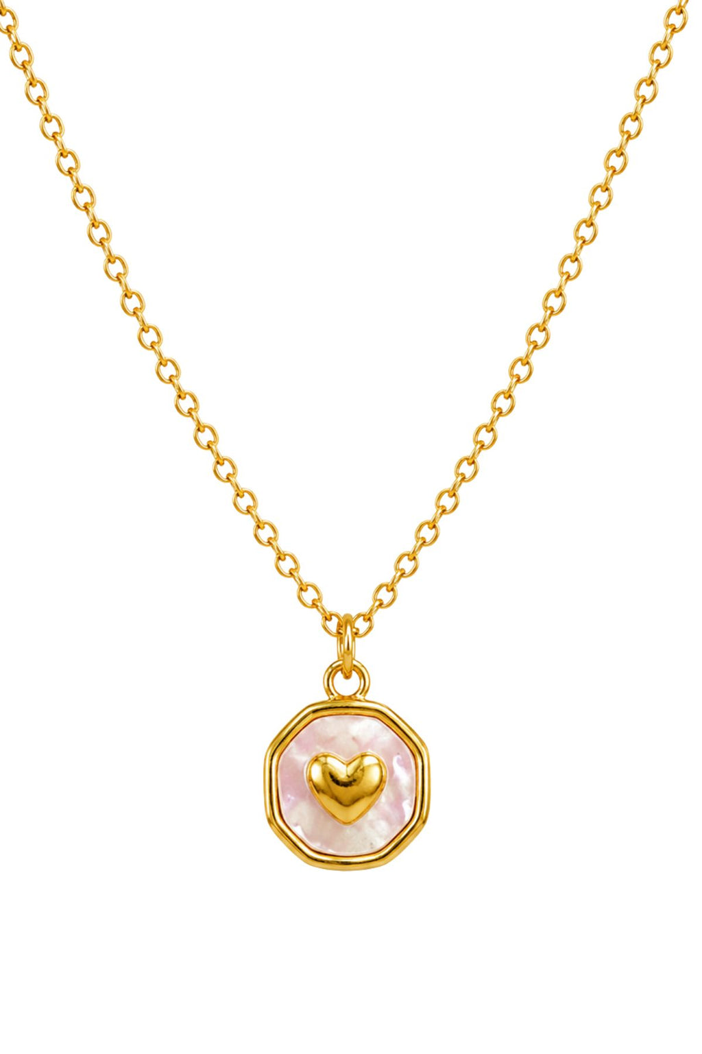 Heart Wax Seal Pendant Chain