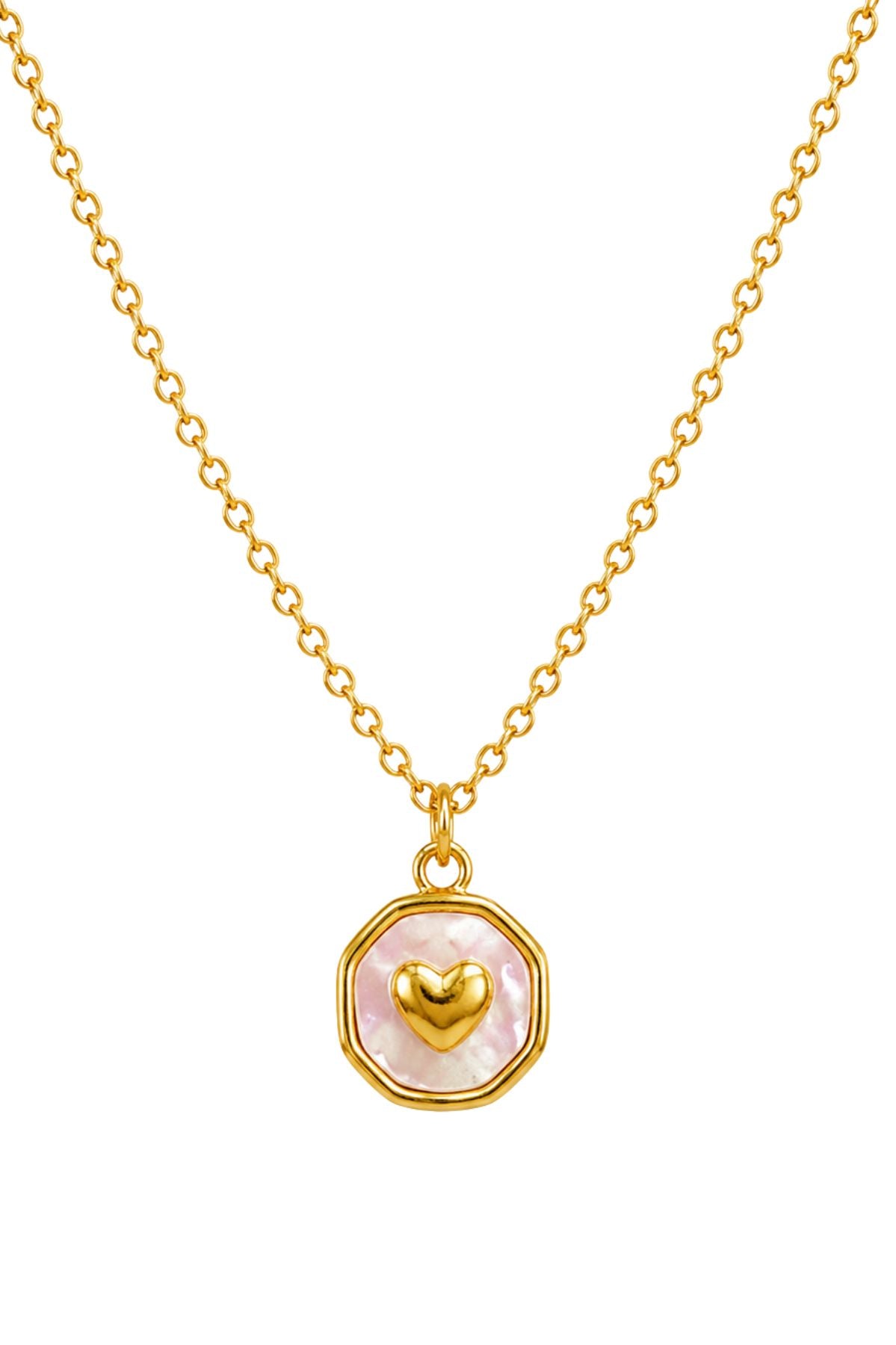 Heart Wax Seal Pendant Chain