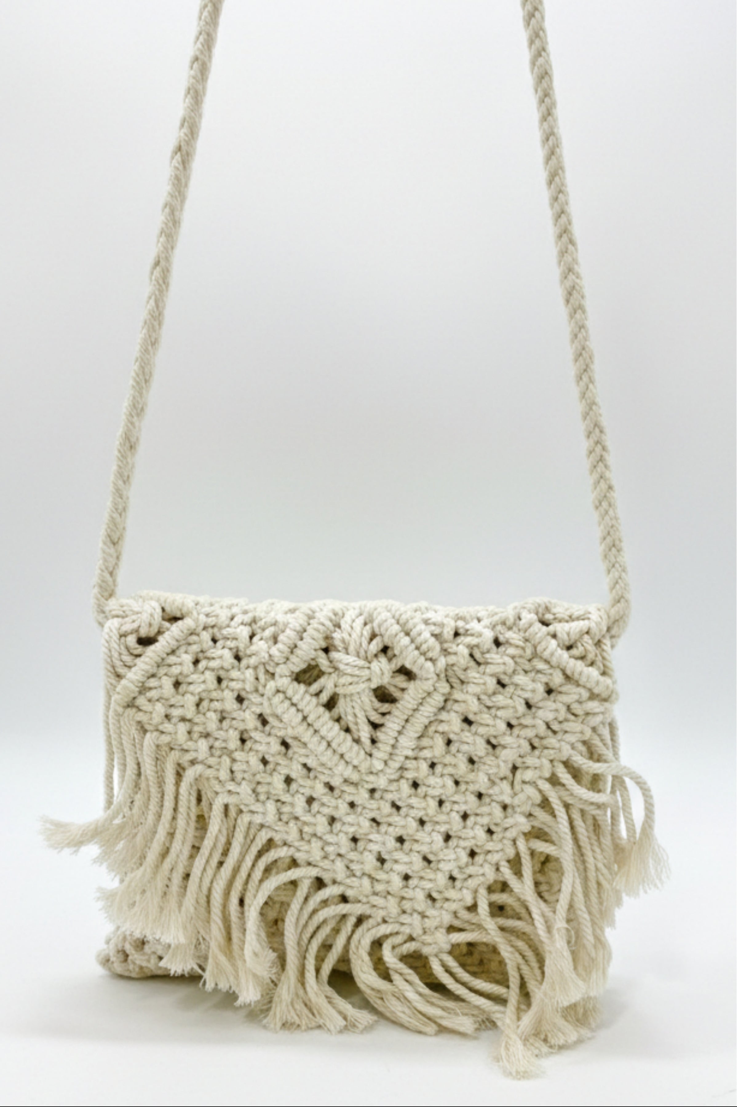 Handcrafted Macramé Shoulder Bag for Women