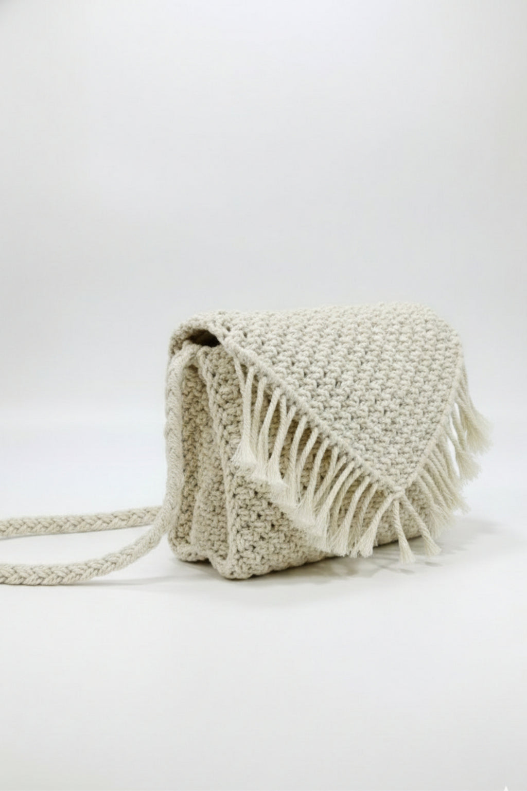 Handcrafted Macramé Shoulder Bag for Women