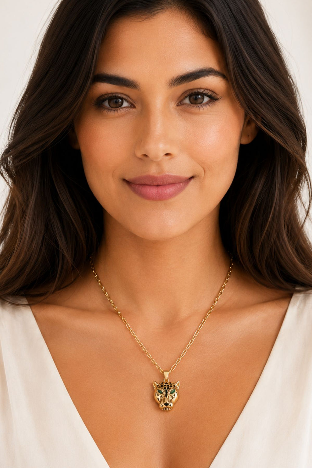 Panther Head Pendant Chain