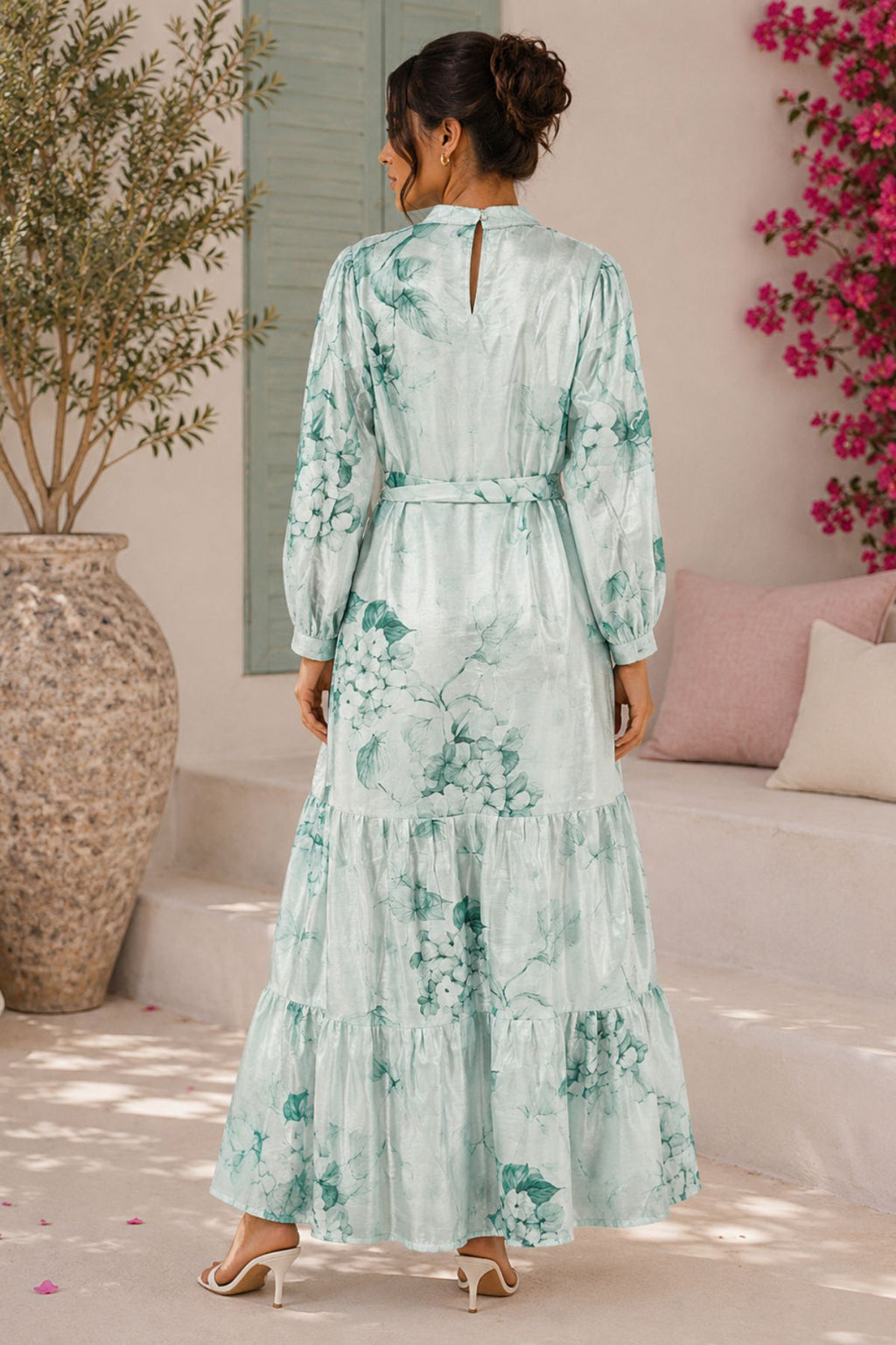Floral Print Women's Maxi Dress