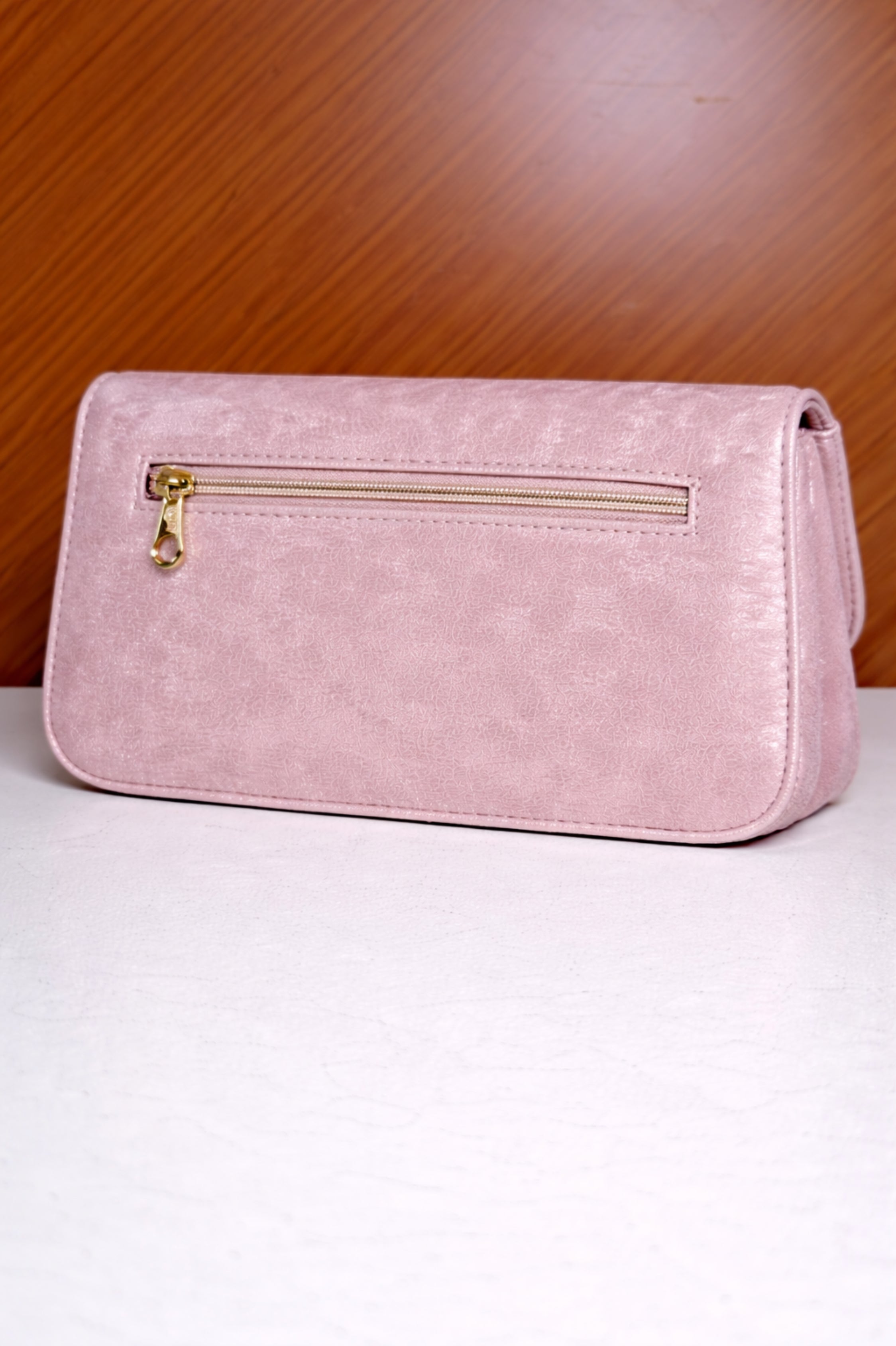 Designer Blush Pink Wedding & Party Clutch Bag