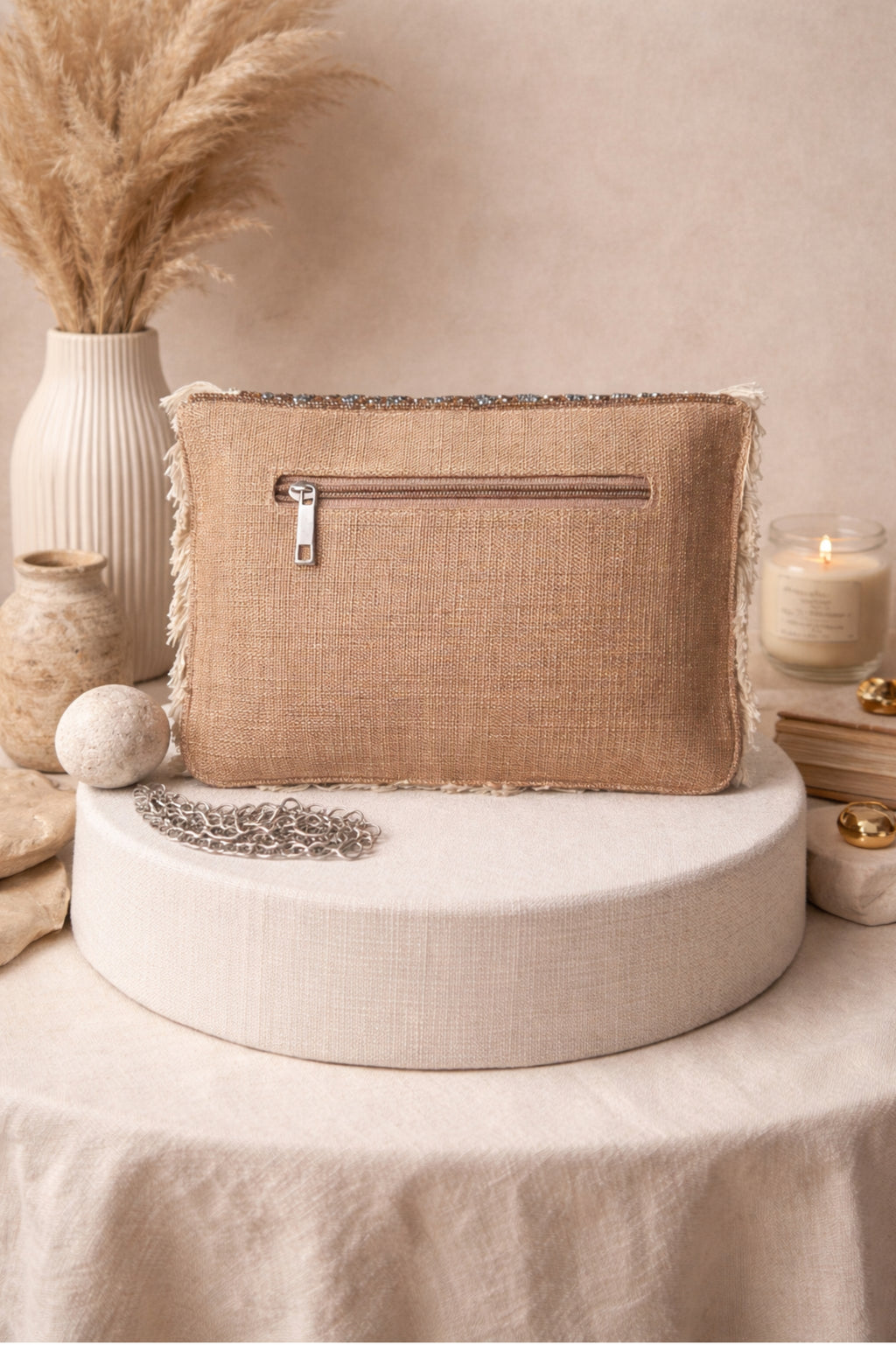 Bohemian Fringe & Coin Embellished Bag