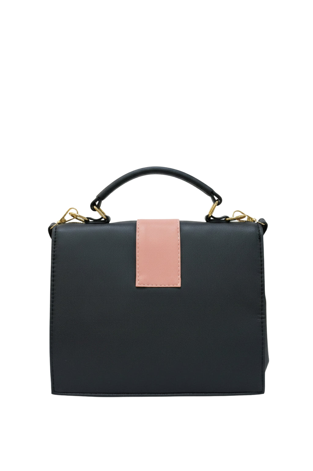 Women Solid Black Sling Bag