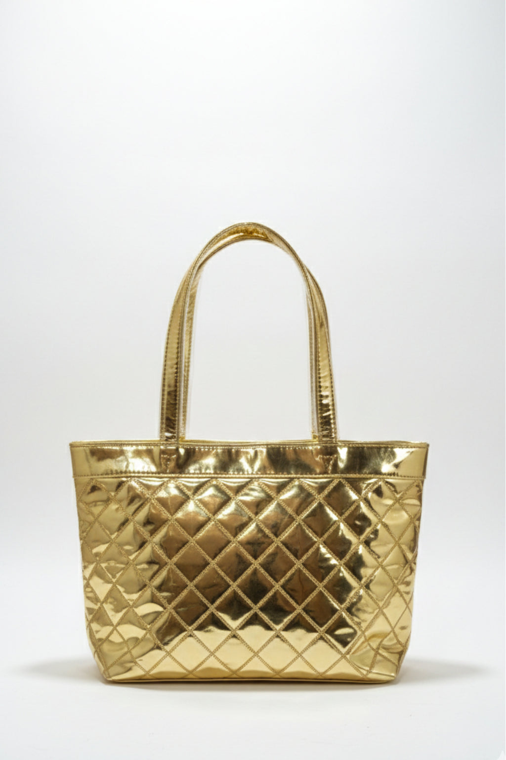 Women Premium Structured Handbag - Golden