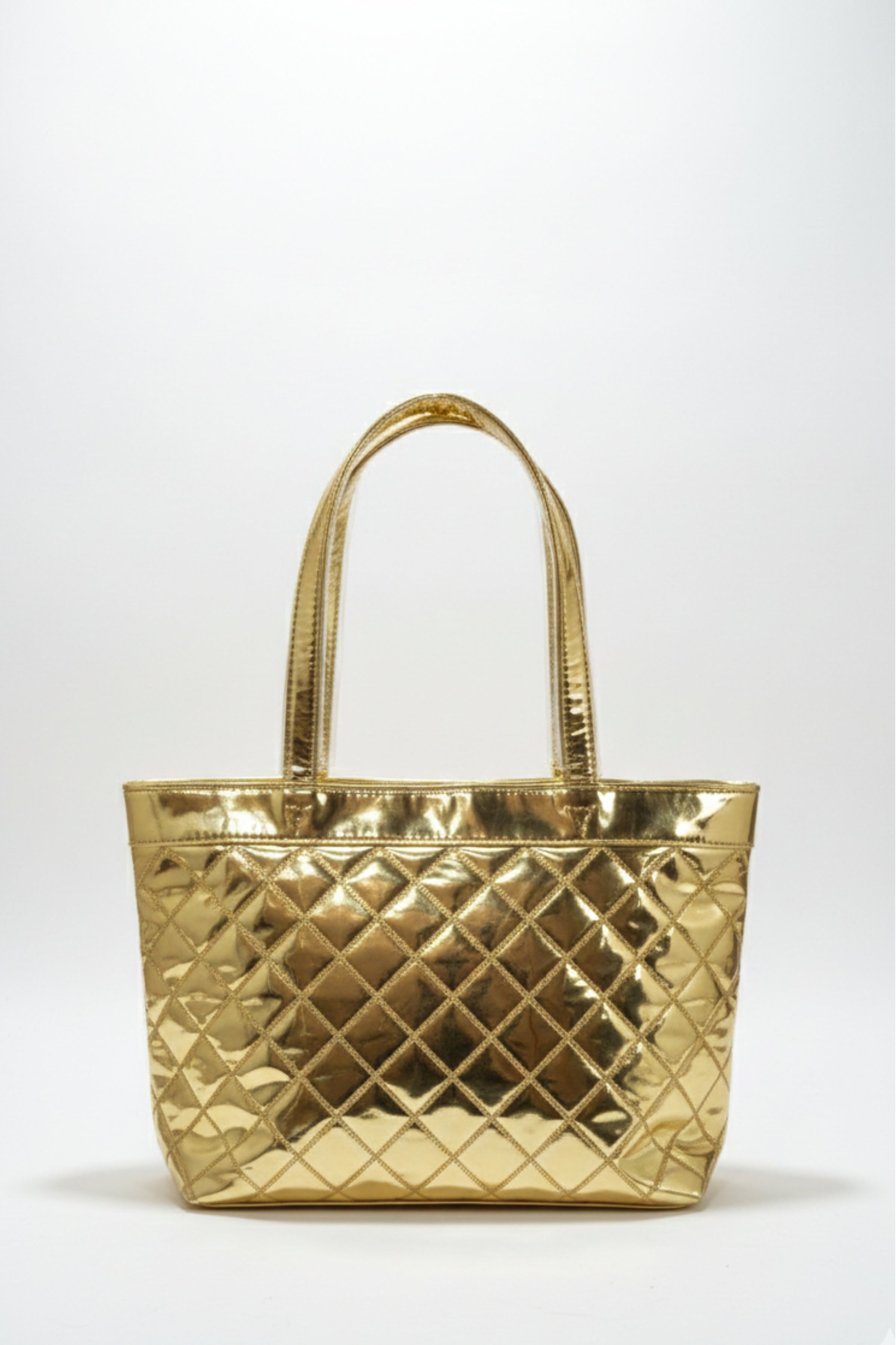 Women Premium Structured Handbag - Golden