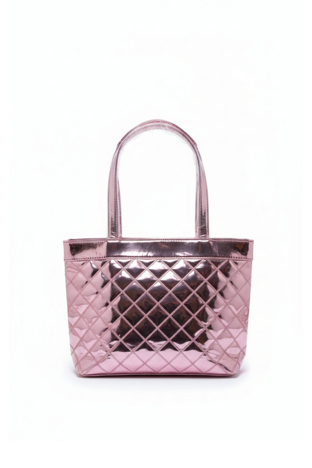 Women Premium Structured Handbag - Pink