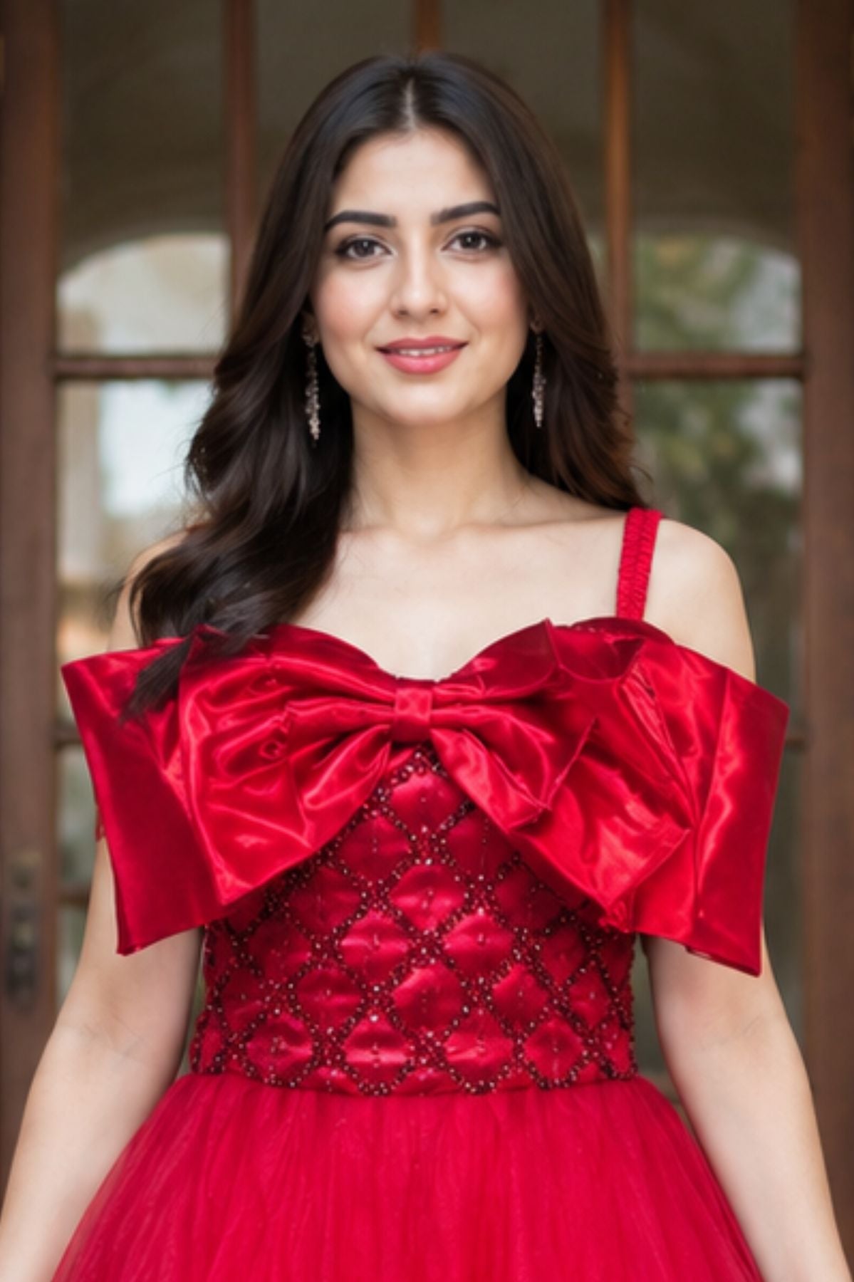 Sequins Embroidered Bridal Gown