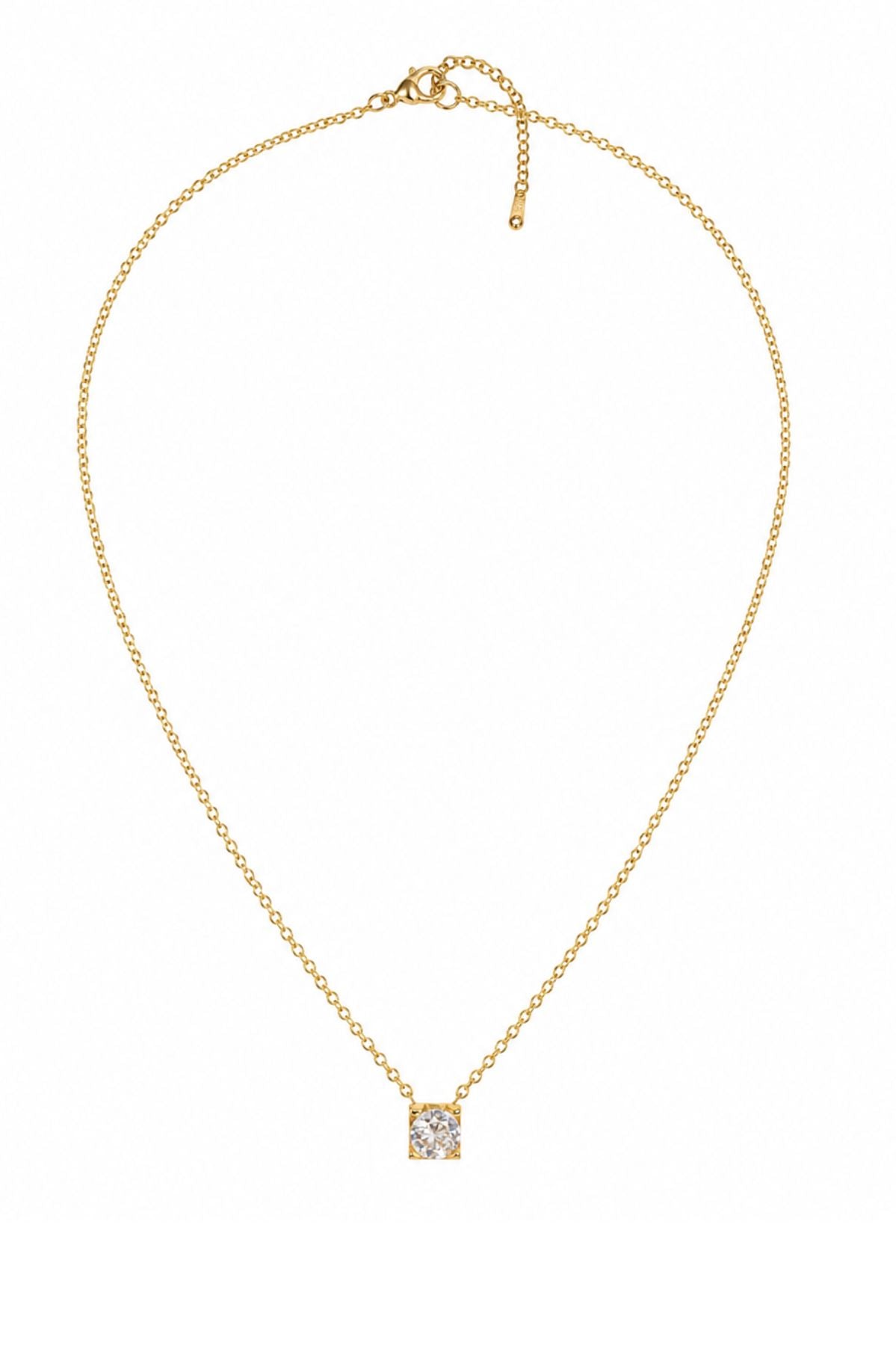 Gold Diamond Pendant Chain