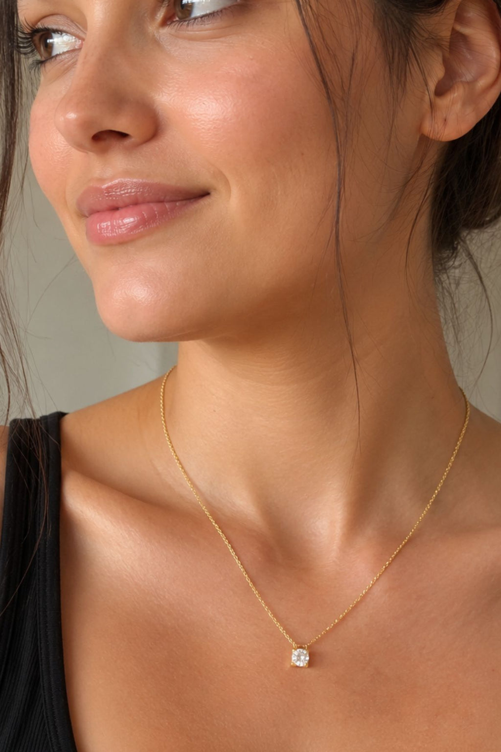 Gold Diamond Pendant Chain