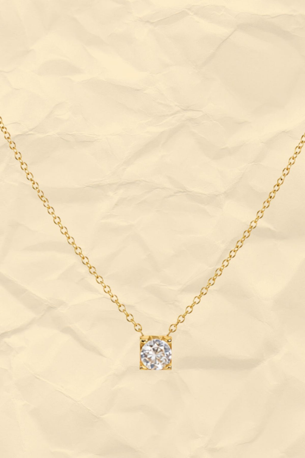 Gold Diamond Pendant Chain