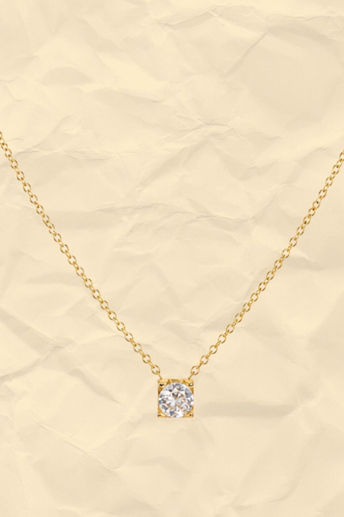 Gold Diamond Pendant Chain