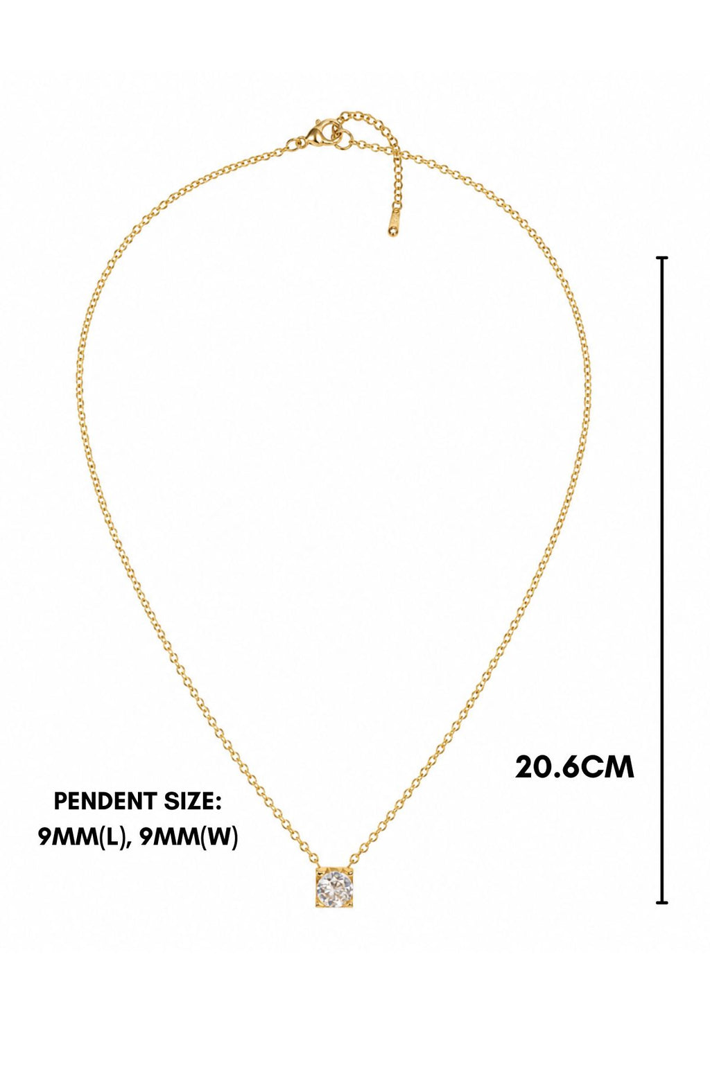 Gold Diamond Pendant Chain