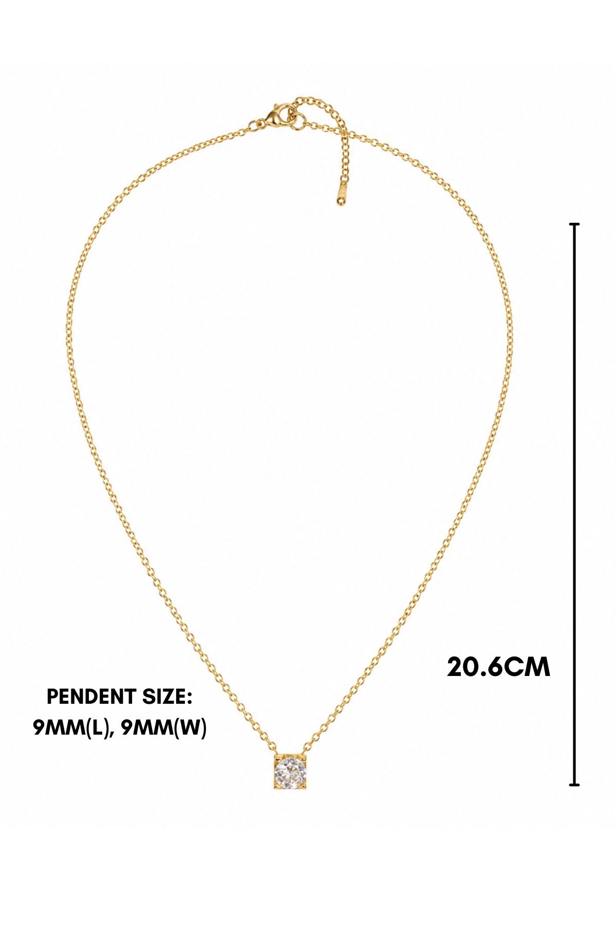 Gold Diamond Pendant Chain
