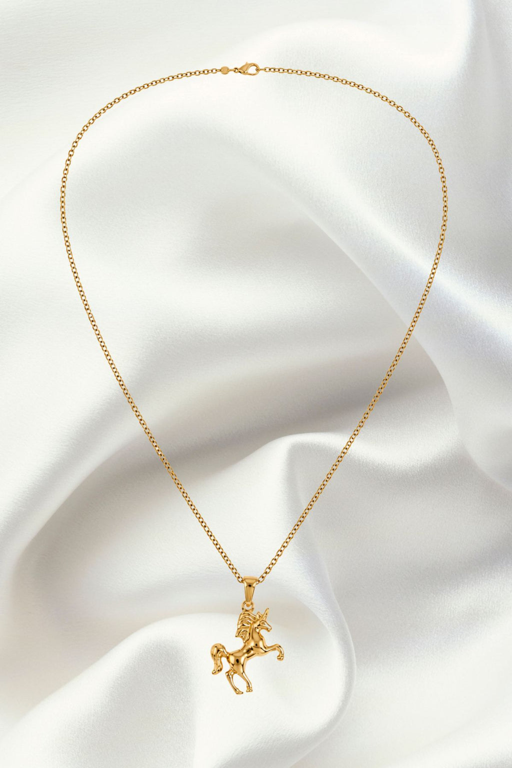 Gold Unicorn Pendant Chain