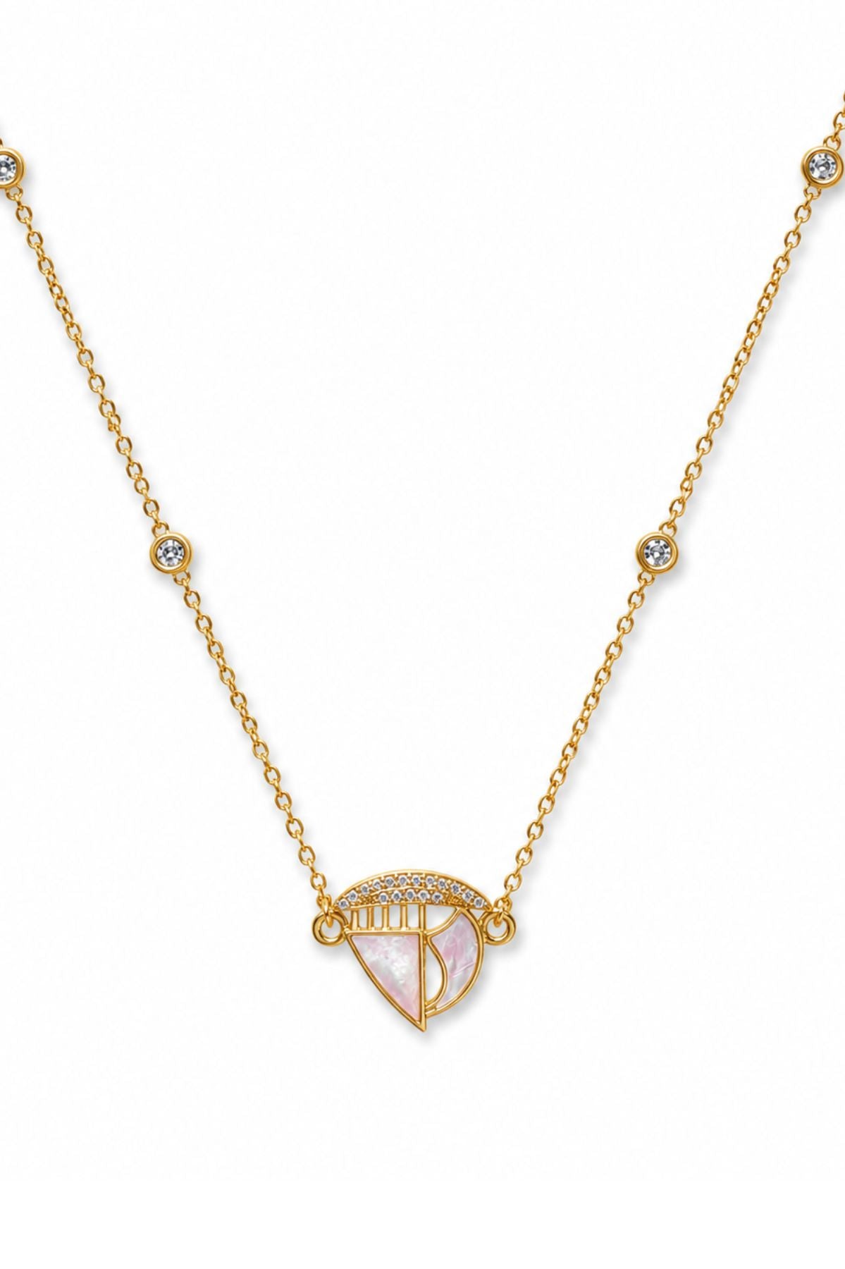 Gold Heart Pendant Necklace