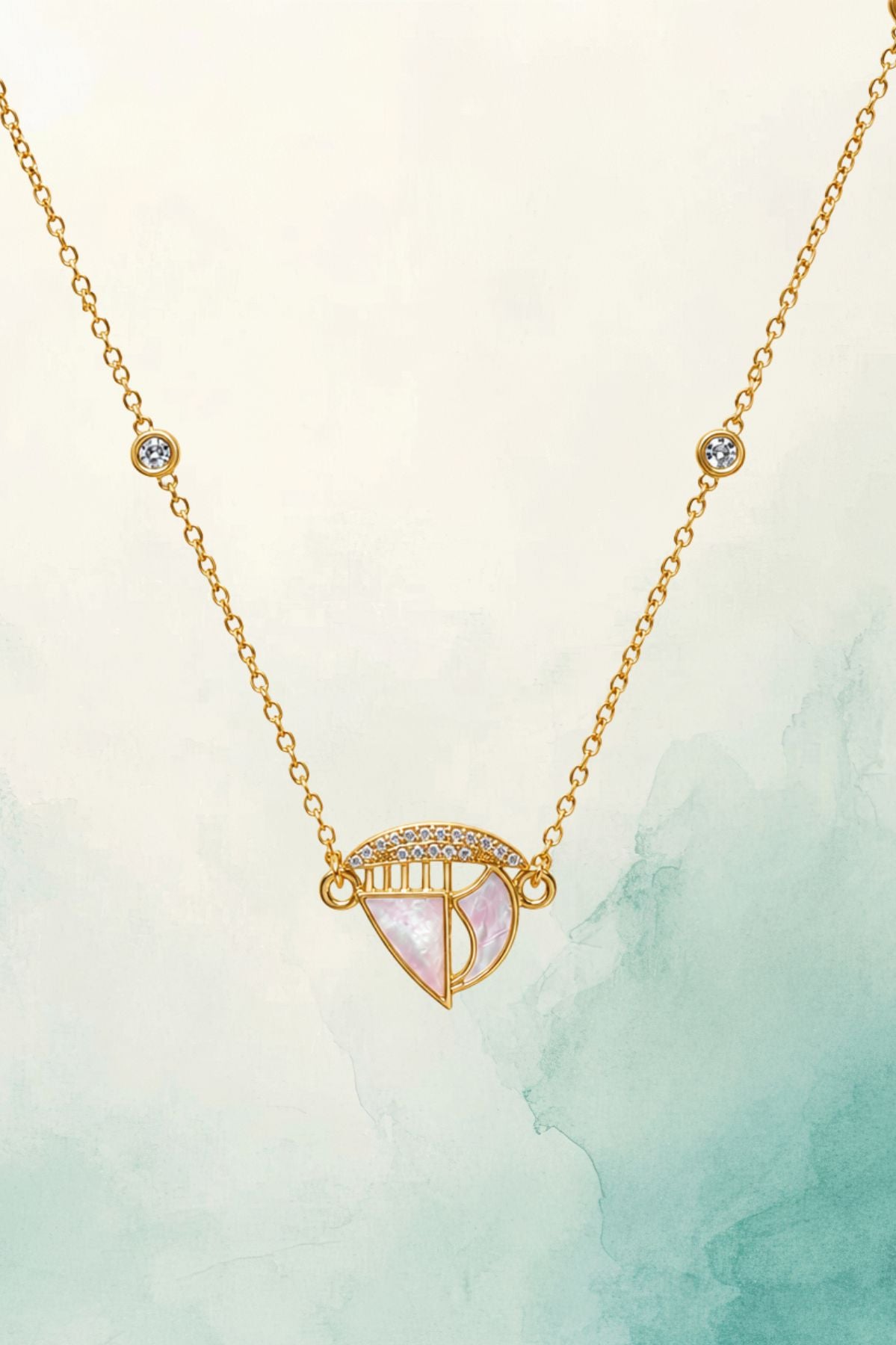 Gold Heart Pendant Necklace