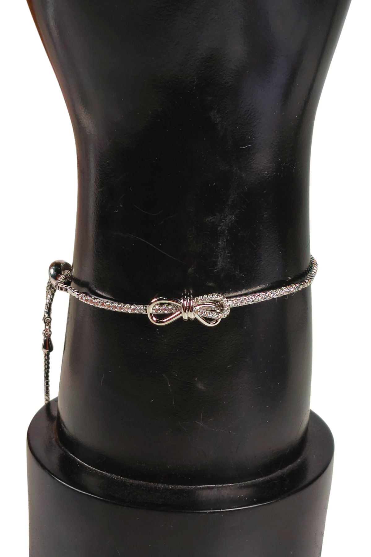 Bowknot & Crystal Accents Bracelet