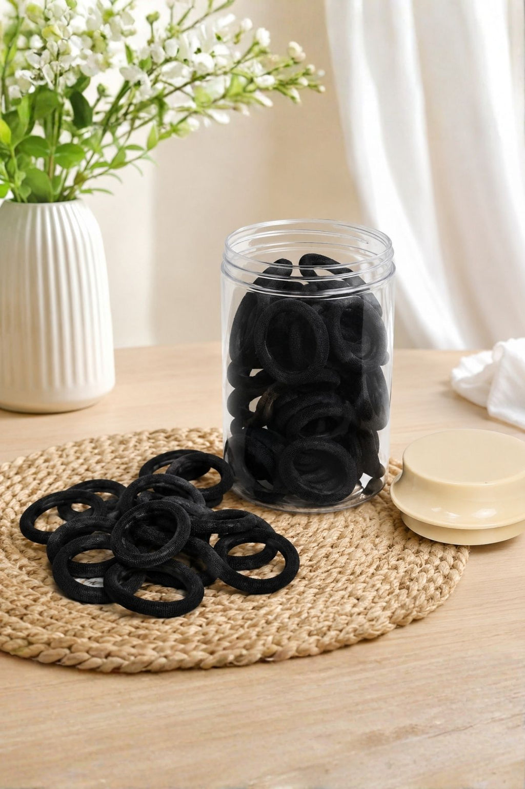 Hair Tie Jar (Pack of 45)
