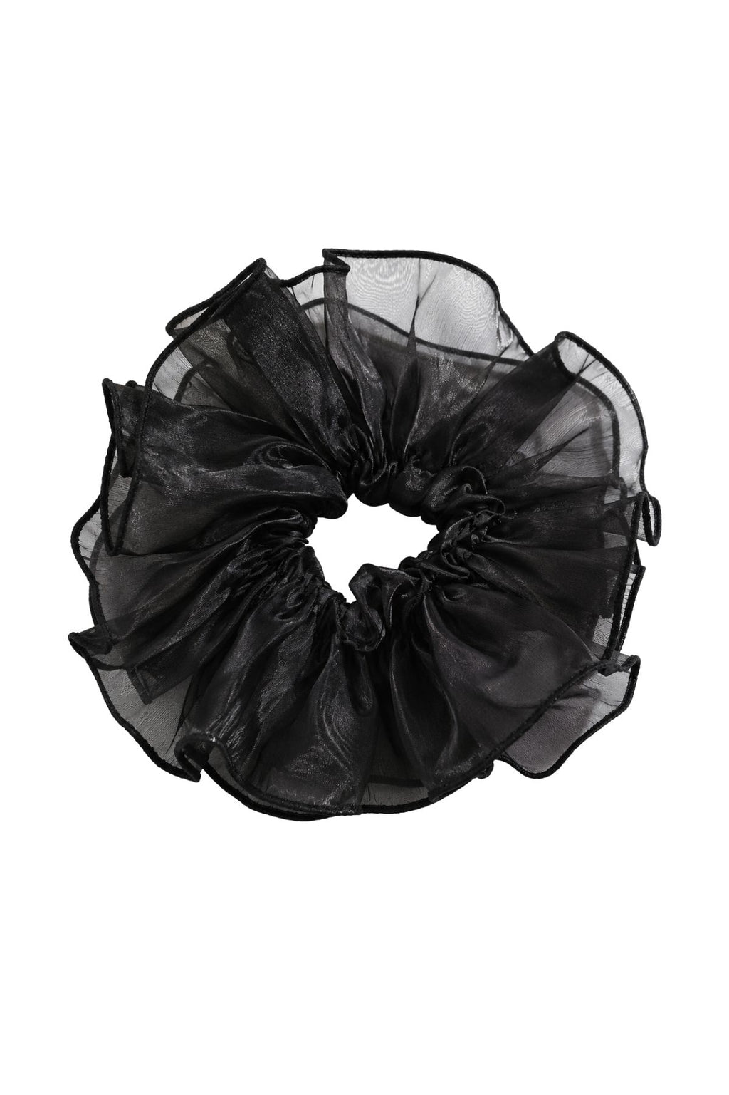 Black Organza Scrunchie