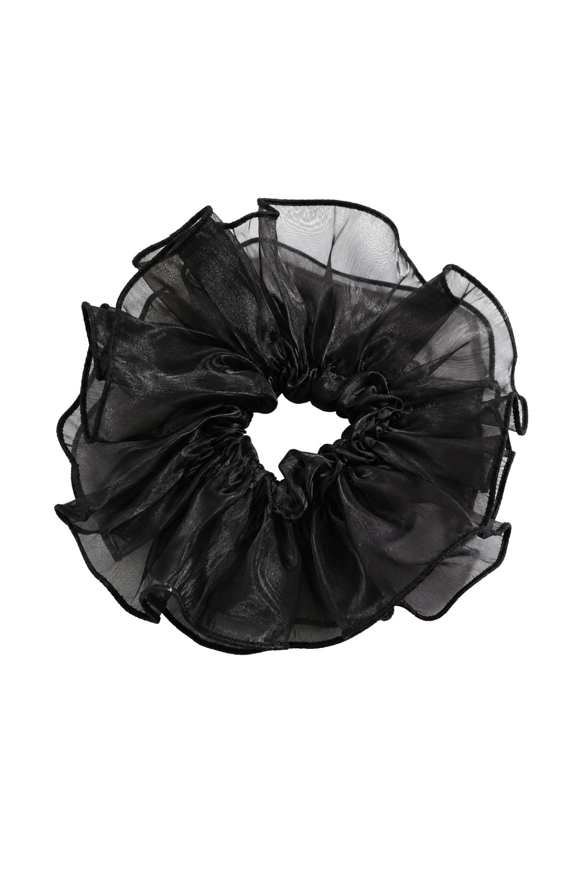 Black Organza Scrunchie