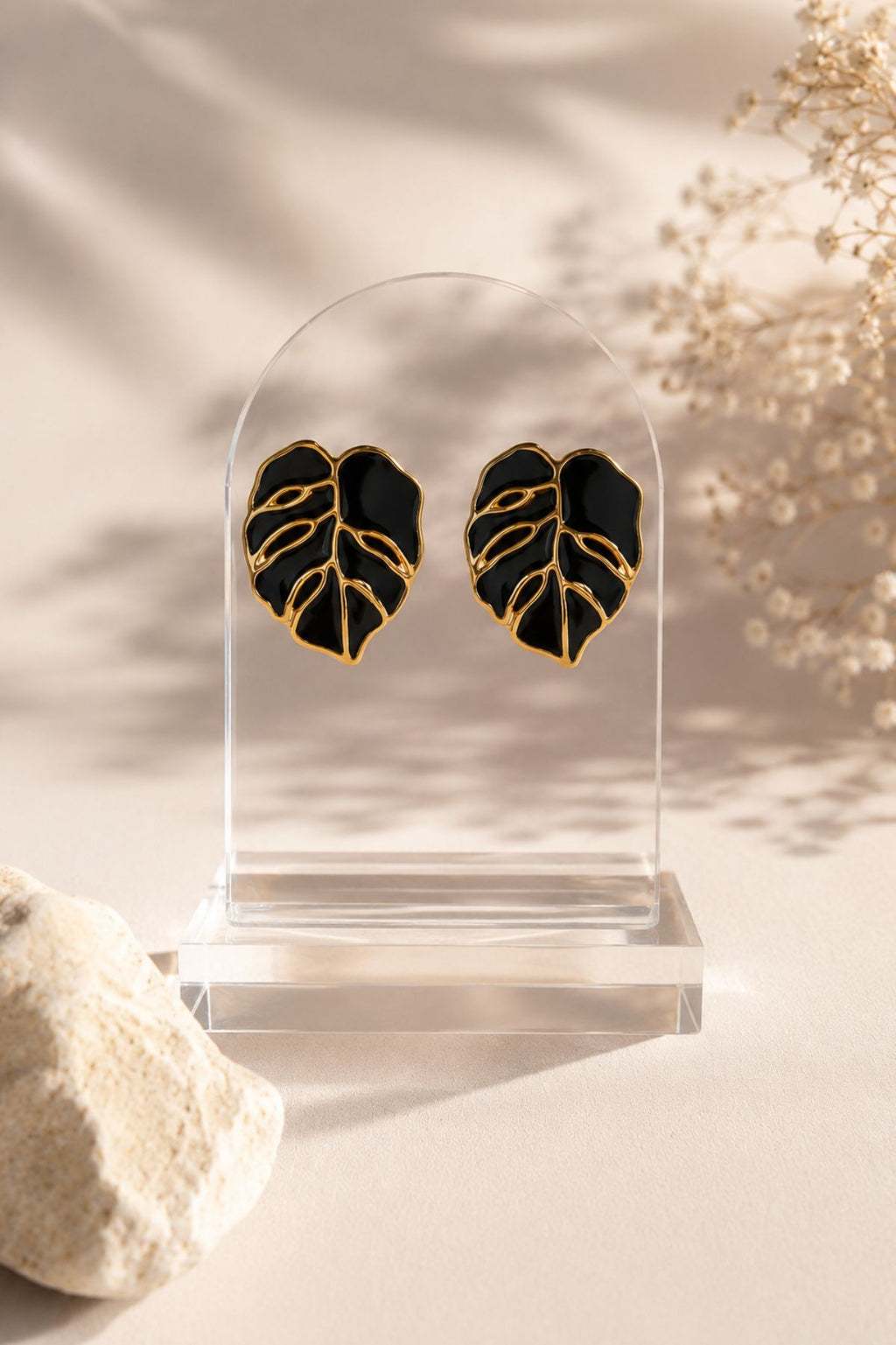Monster Leaf Earrings