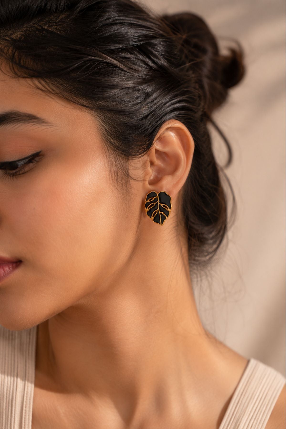 Monster Leaf Earrings