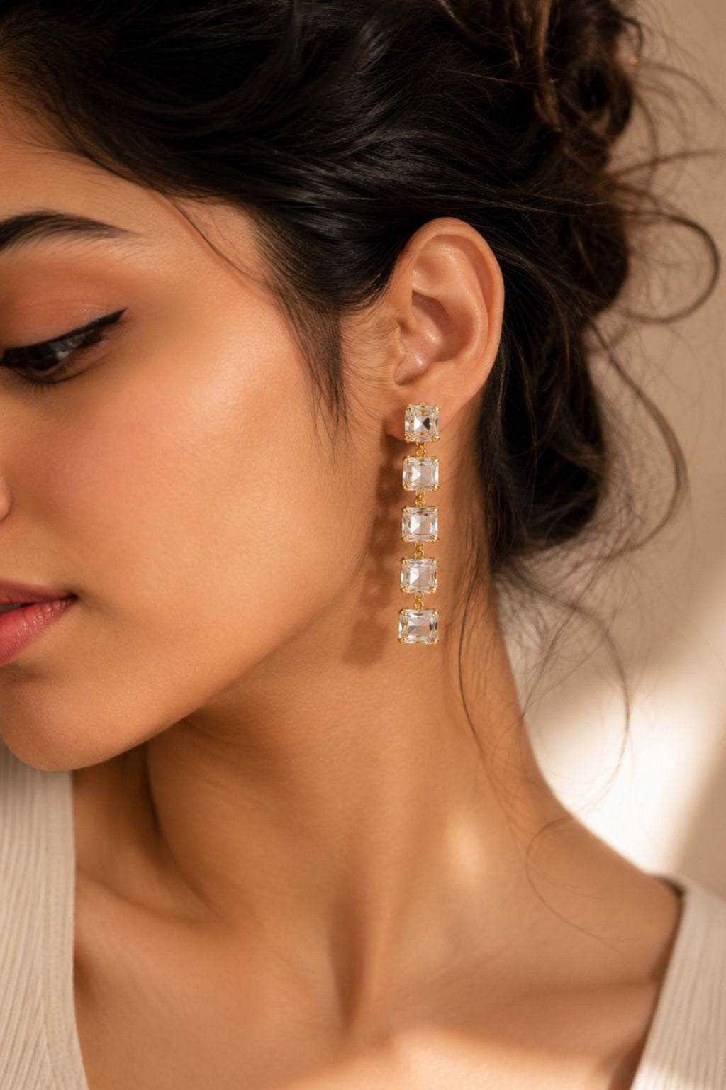 Gem Stone Earrings