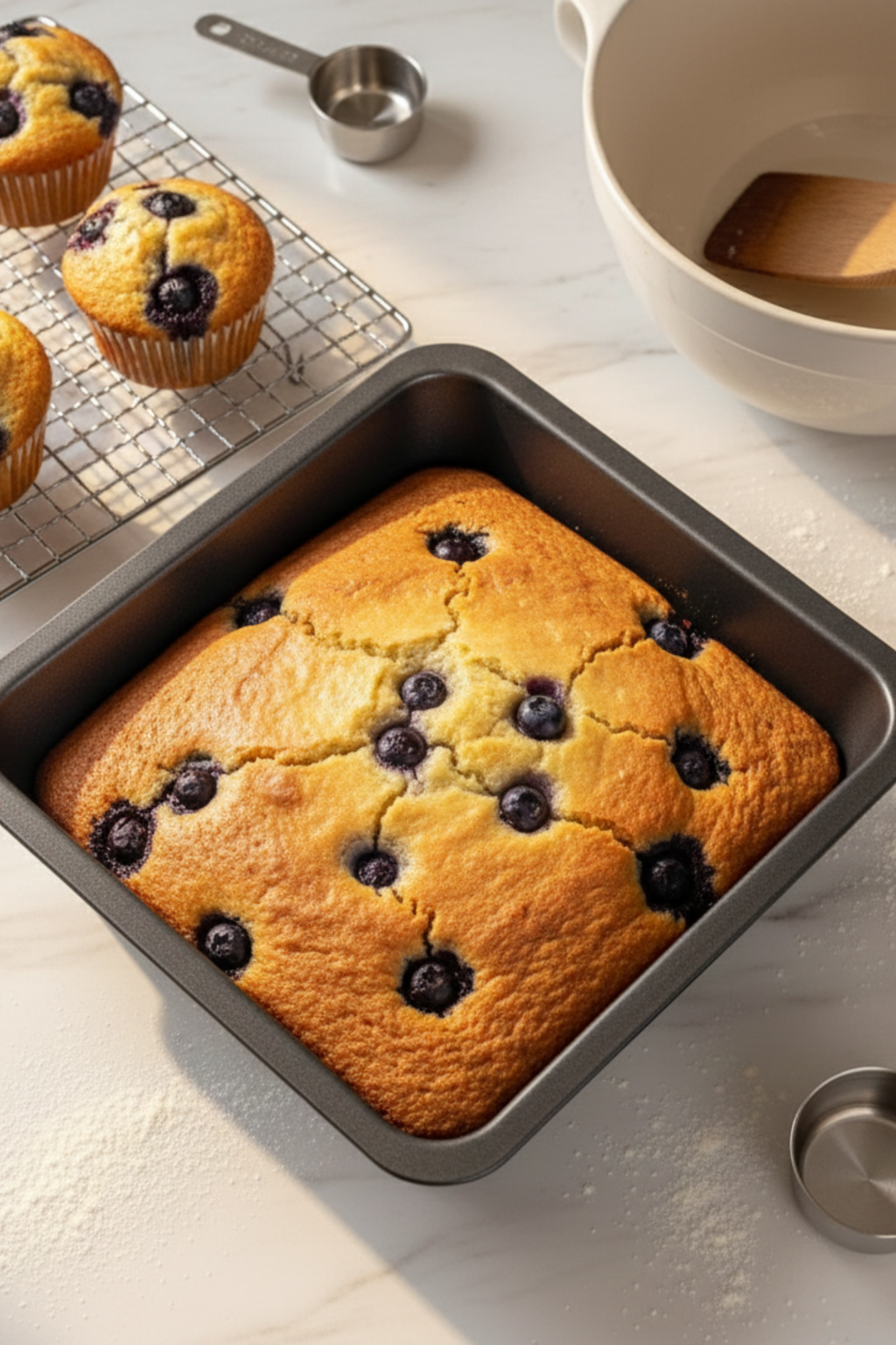 Square Baking Tray Pan – Non-Stick Cake & Brownie Baking Pan